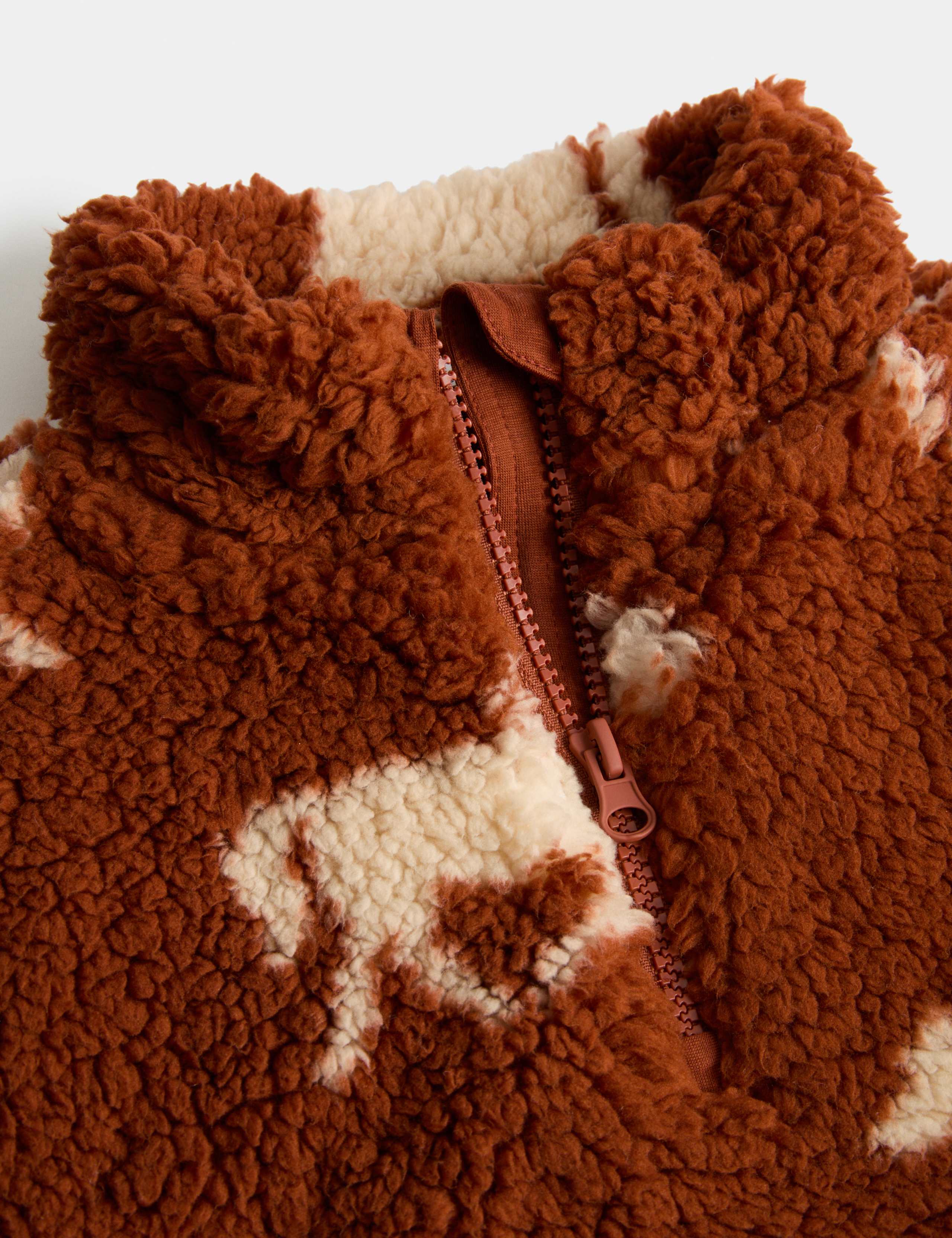 Horse Print Borg Jacket (2-10 Yrs) 2 of 2