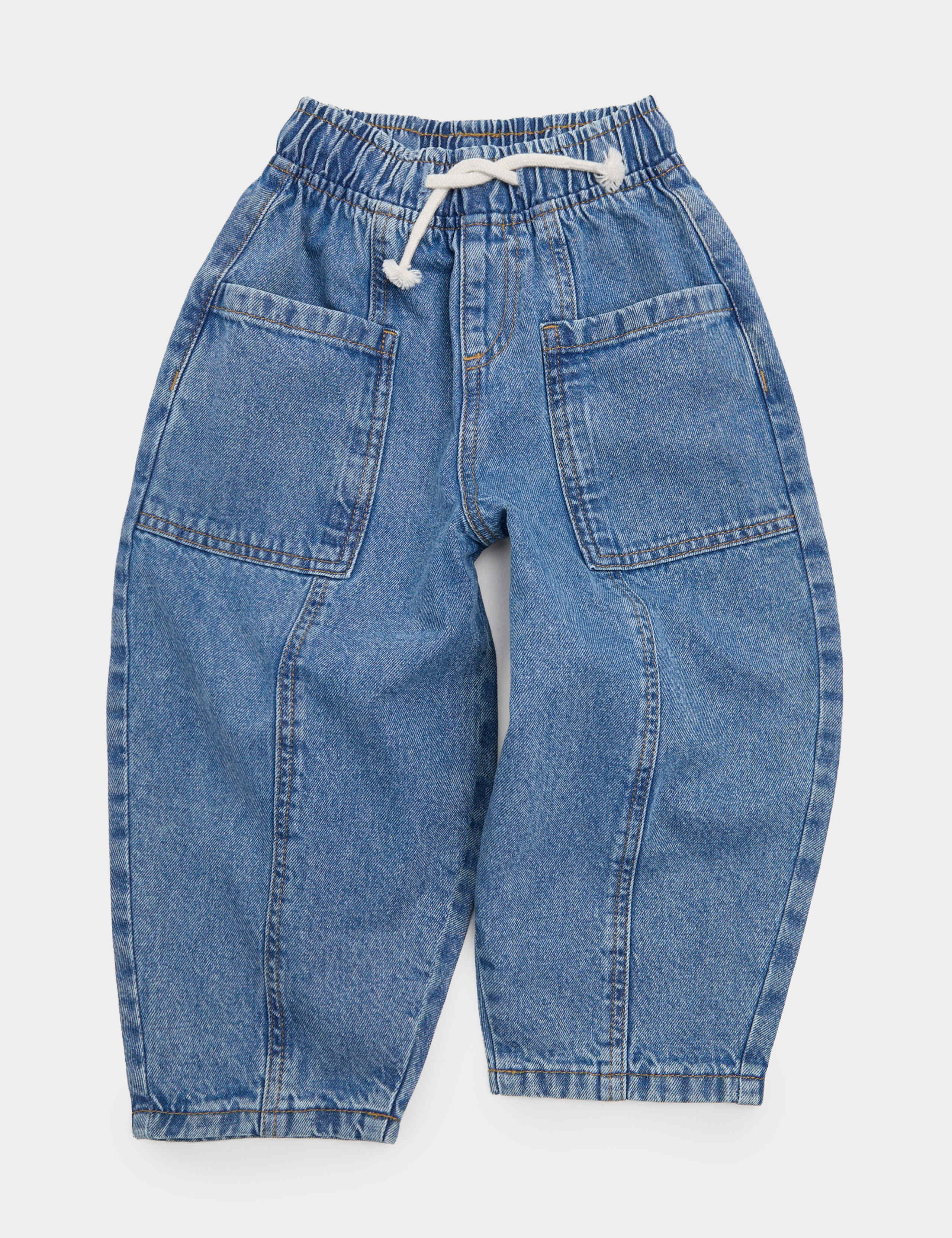 Denim Balloon Jeans (1-8 Years) 1 of 2