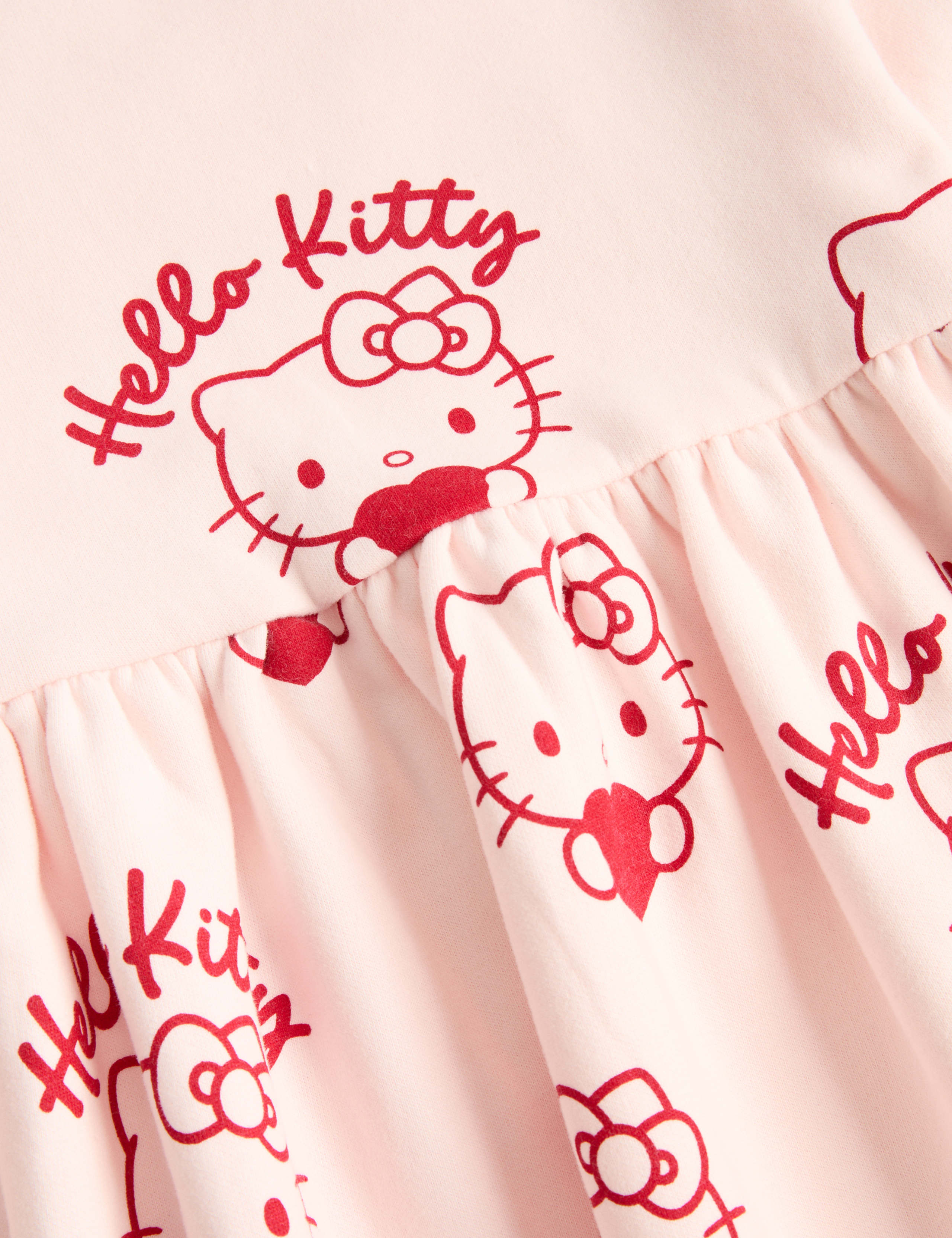 Cotton Rich Hello Kitty™ Sweatshirt Dress (2-8 Yrs) 2 of 2