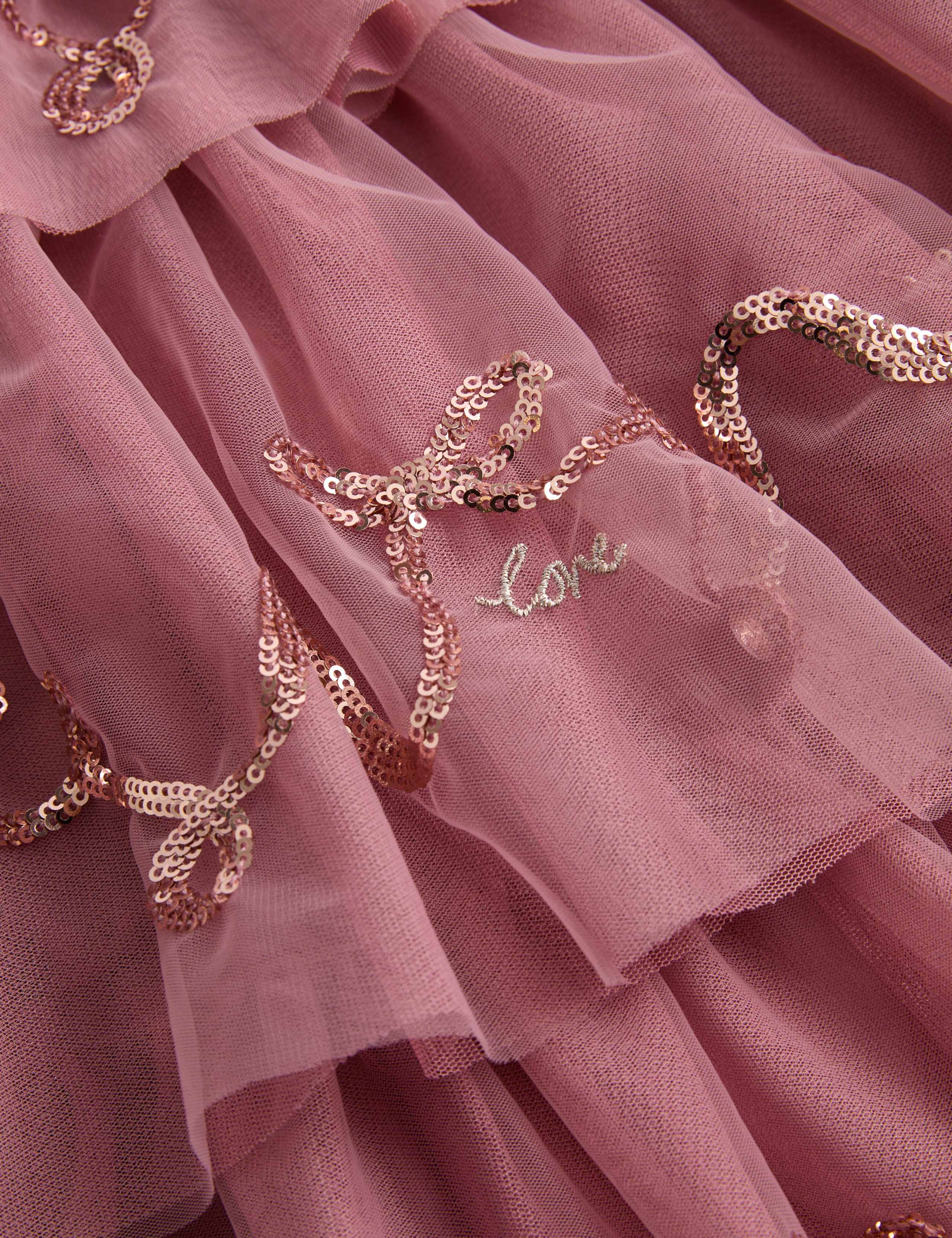 Bow Sequin Tiered Dress 2 of 2