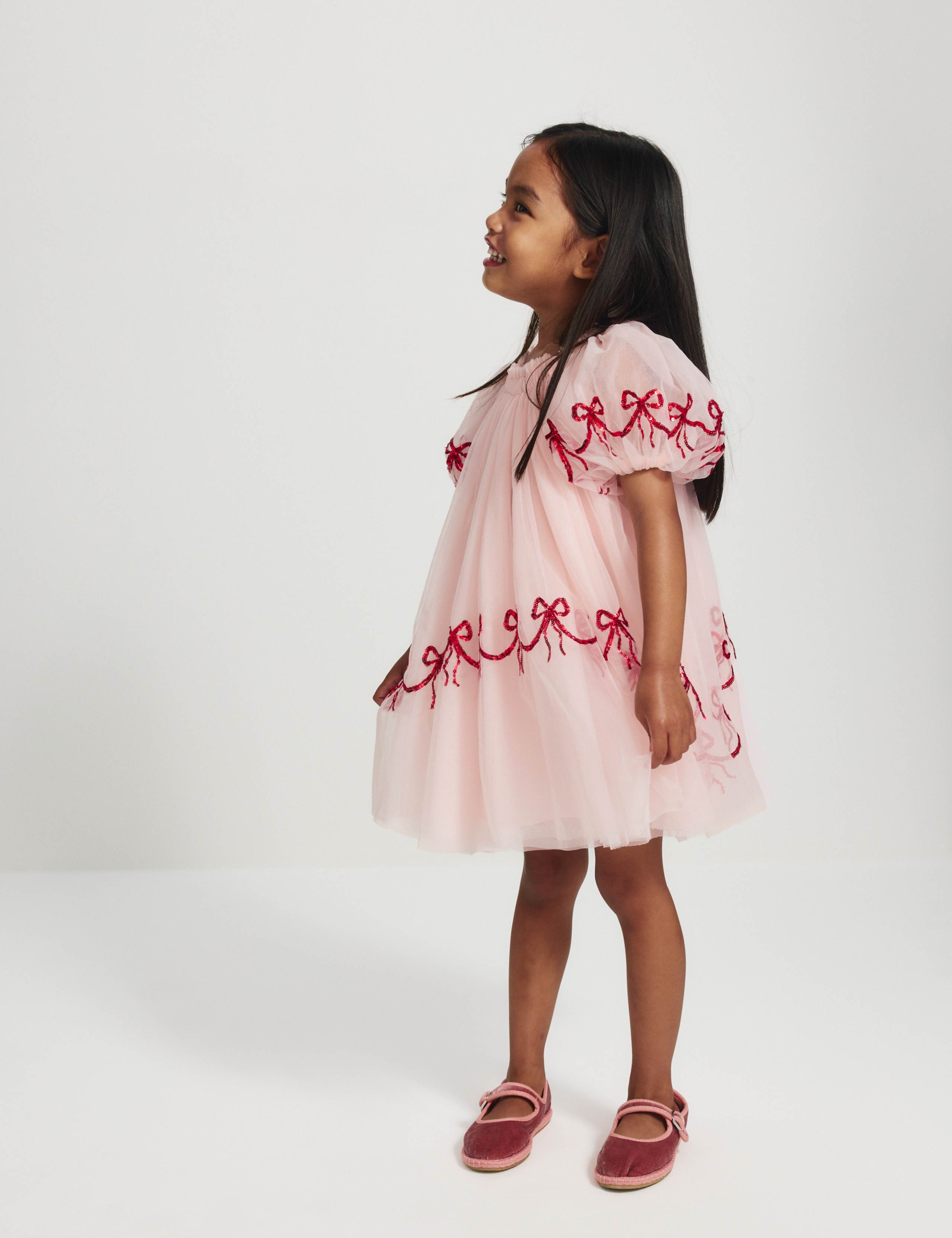 Bow Mesh Dress (2-10 Yrs) 3 of 8