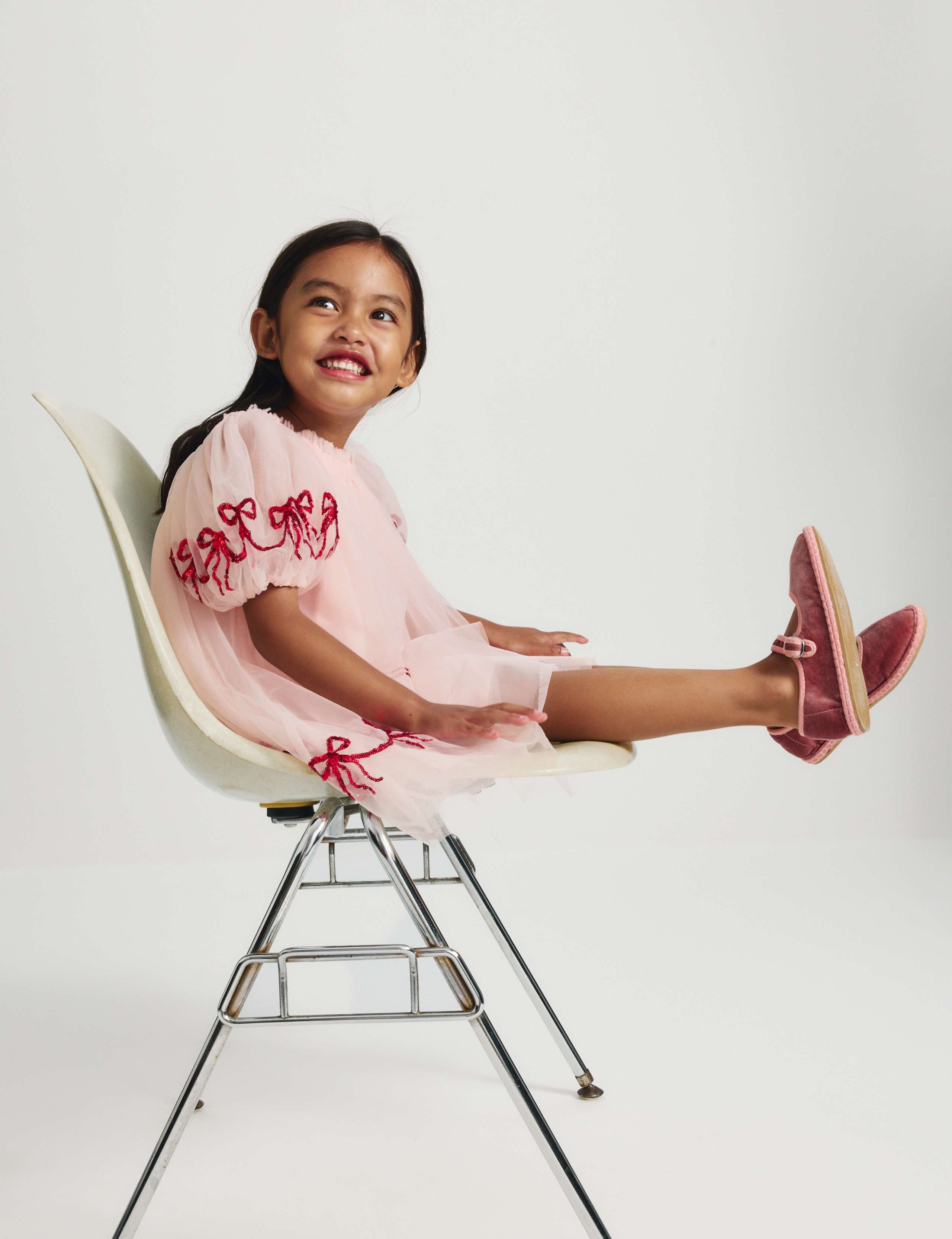 Bow Mesh Dress (2-10 Yrs) 5 of 8