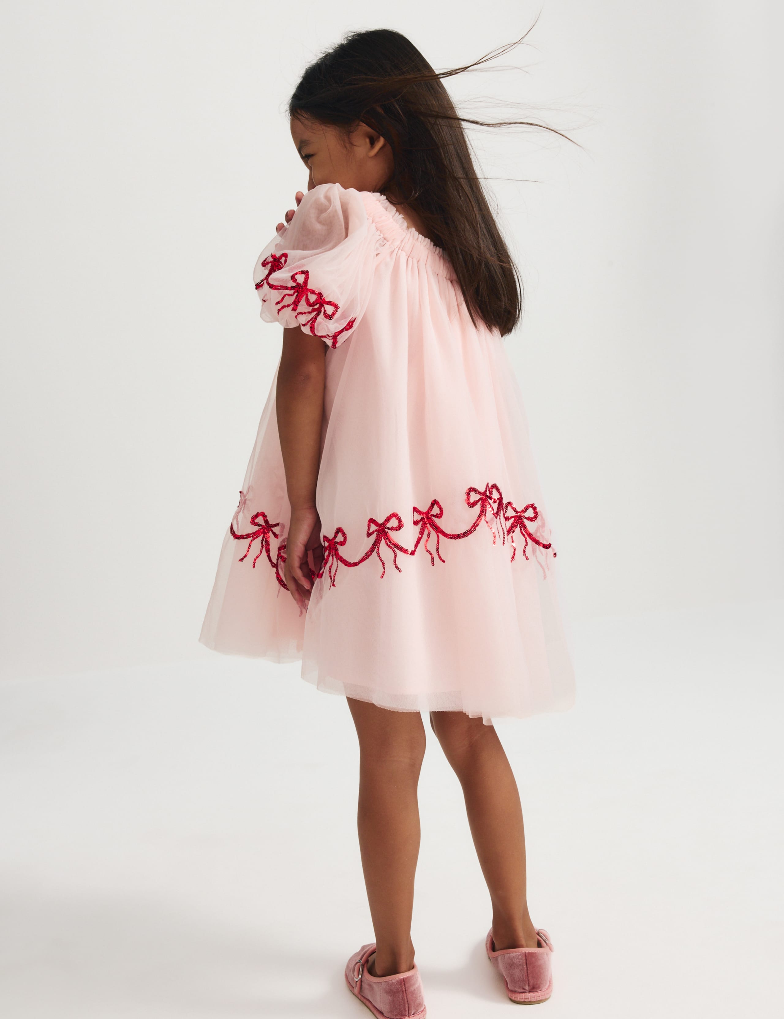 Bow Mesh Dress (2-10 Yrs) 6 of 8
