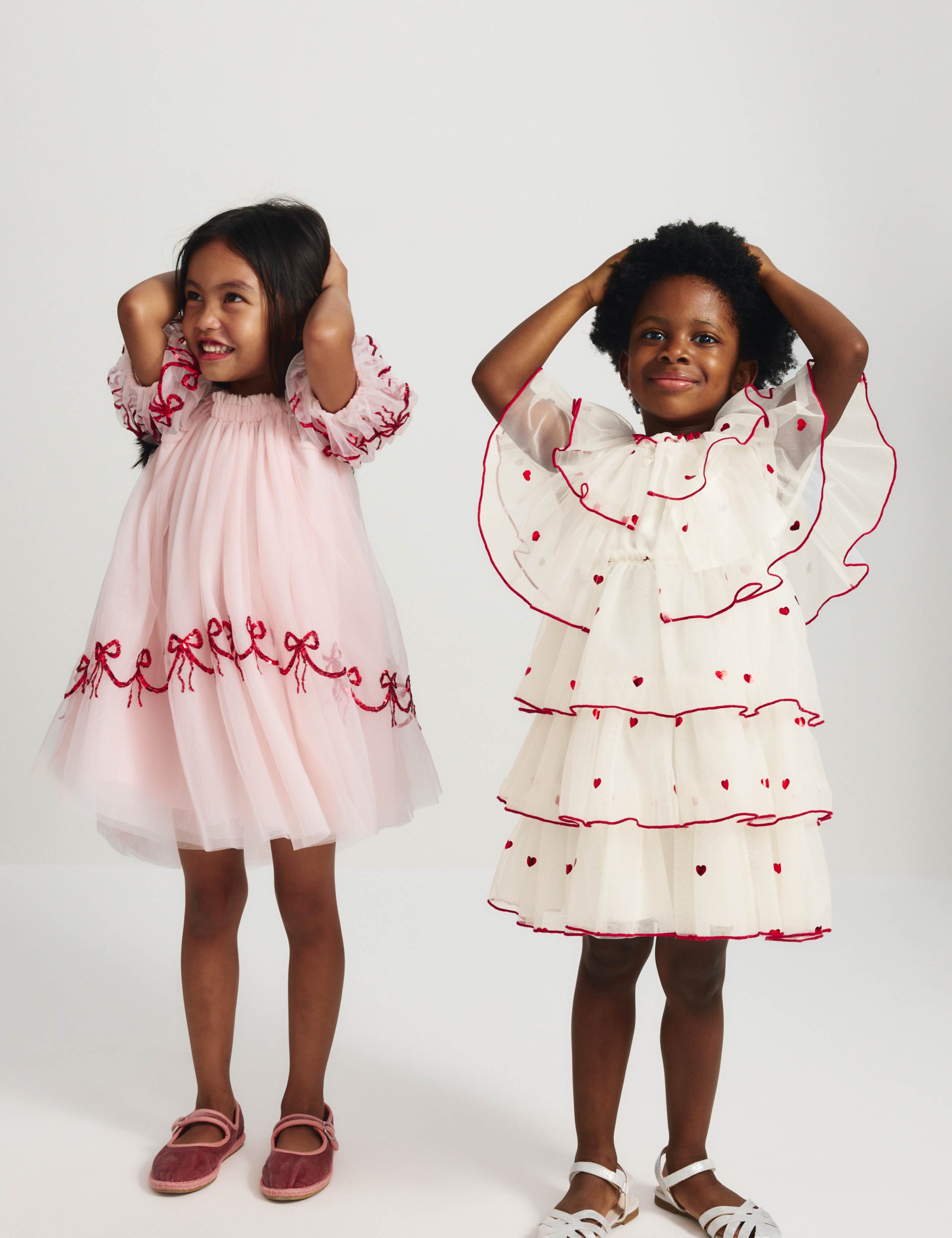 Heart Tiered Dress with Cape 6 of 9