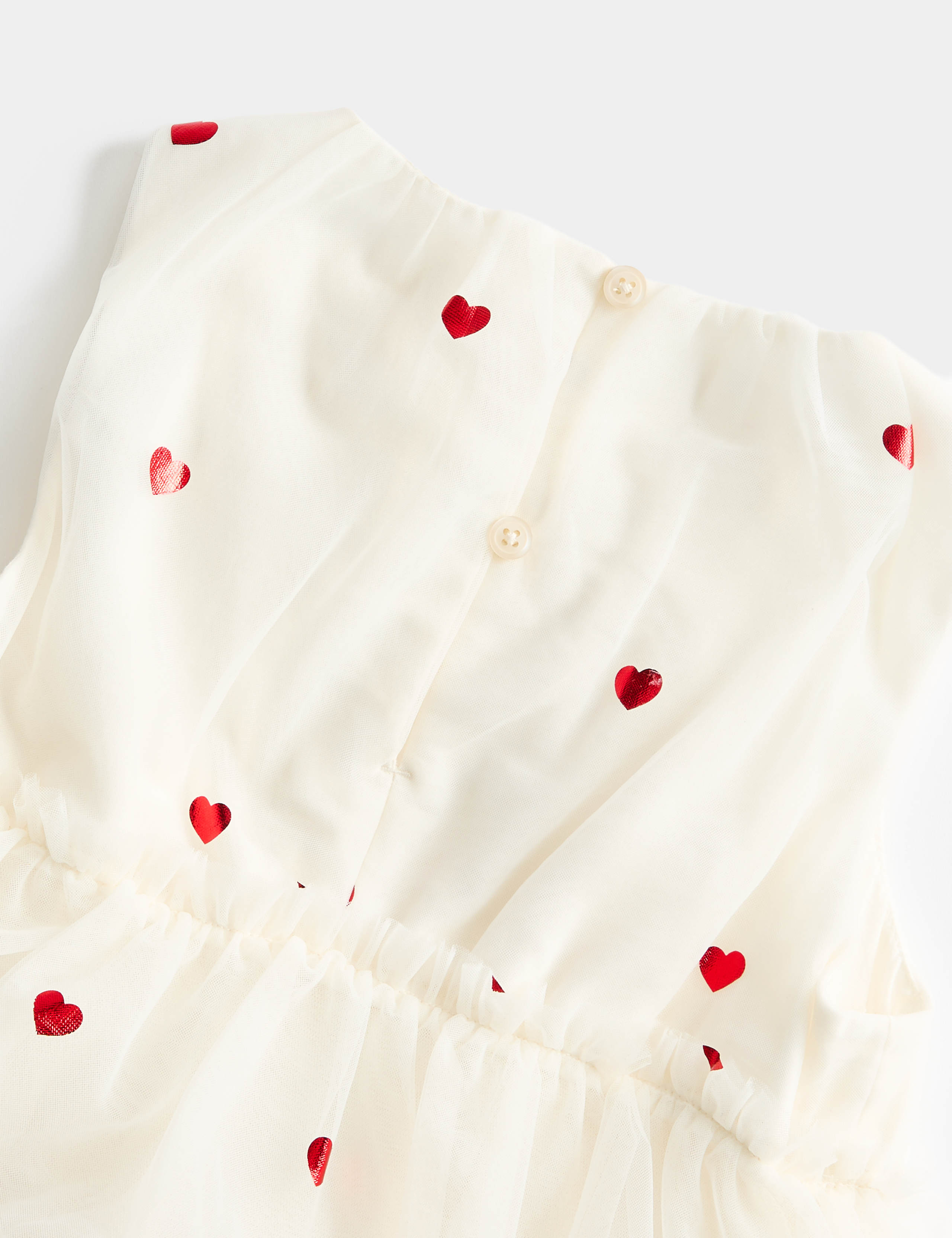 Heart Tiered Dress with Cape 9 of 9