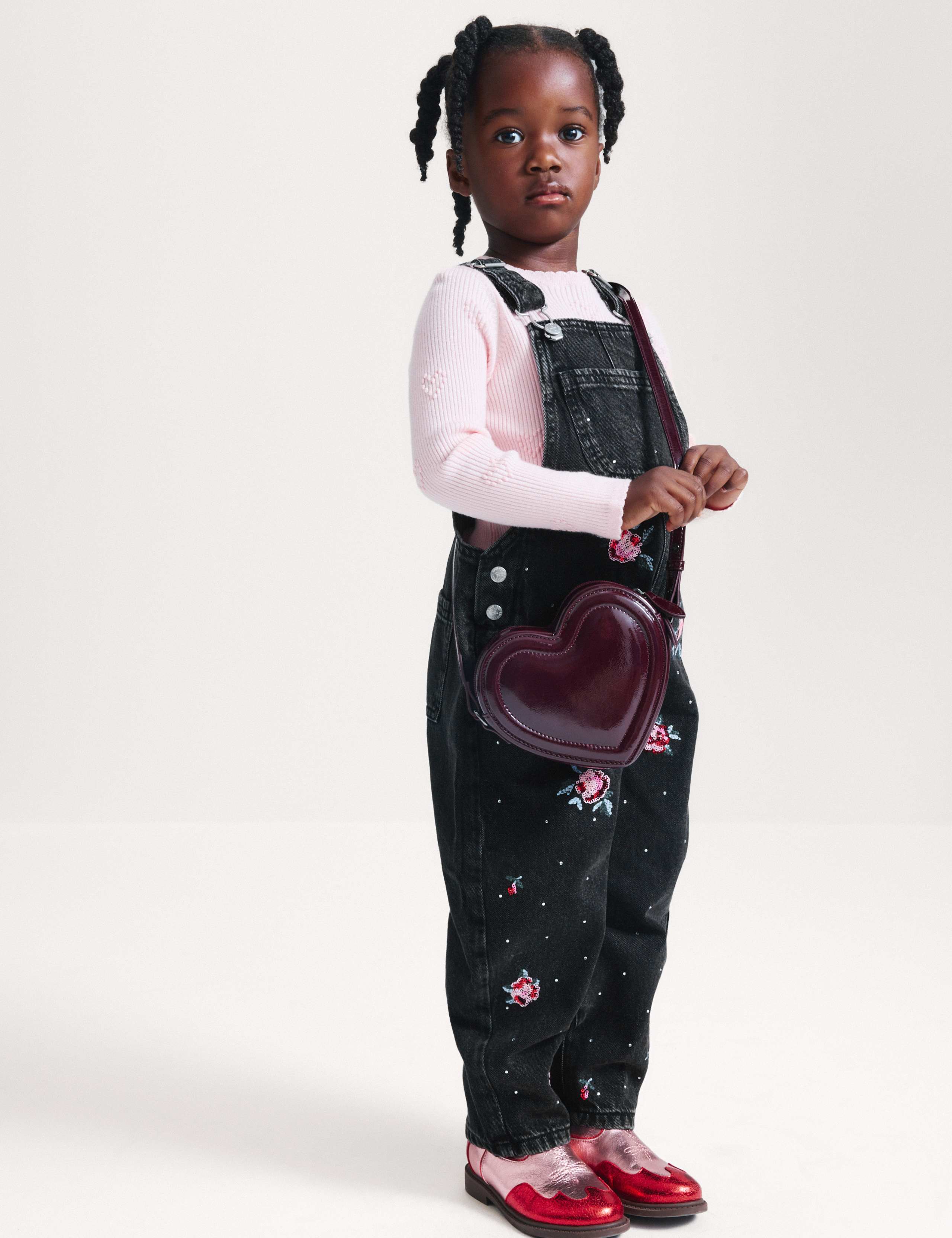 Denim Sequin Dungarees 4 of 9
