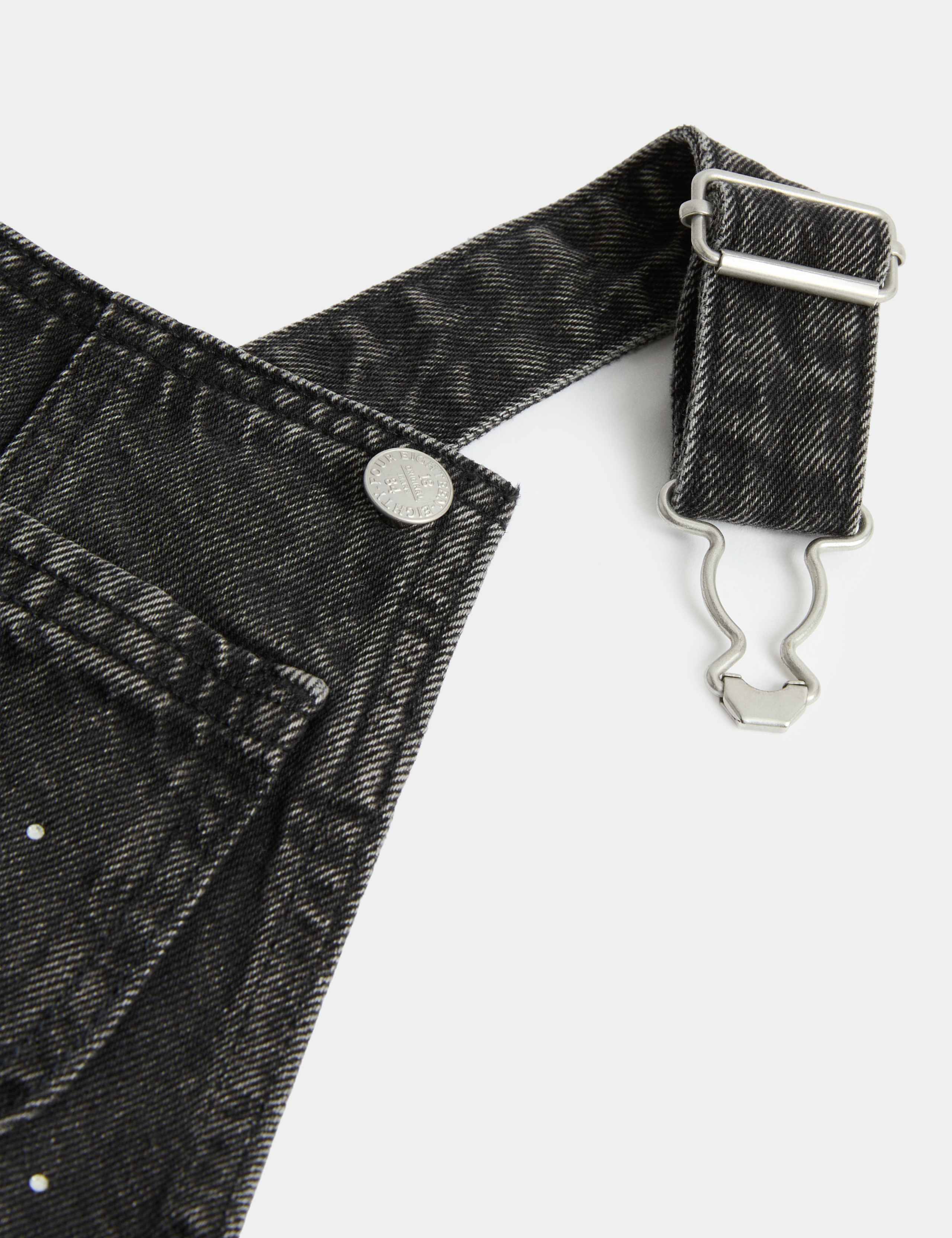 Denim Sequin Dungarees 8 of 9