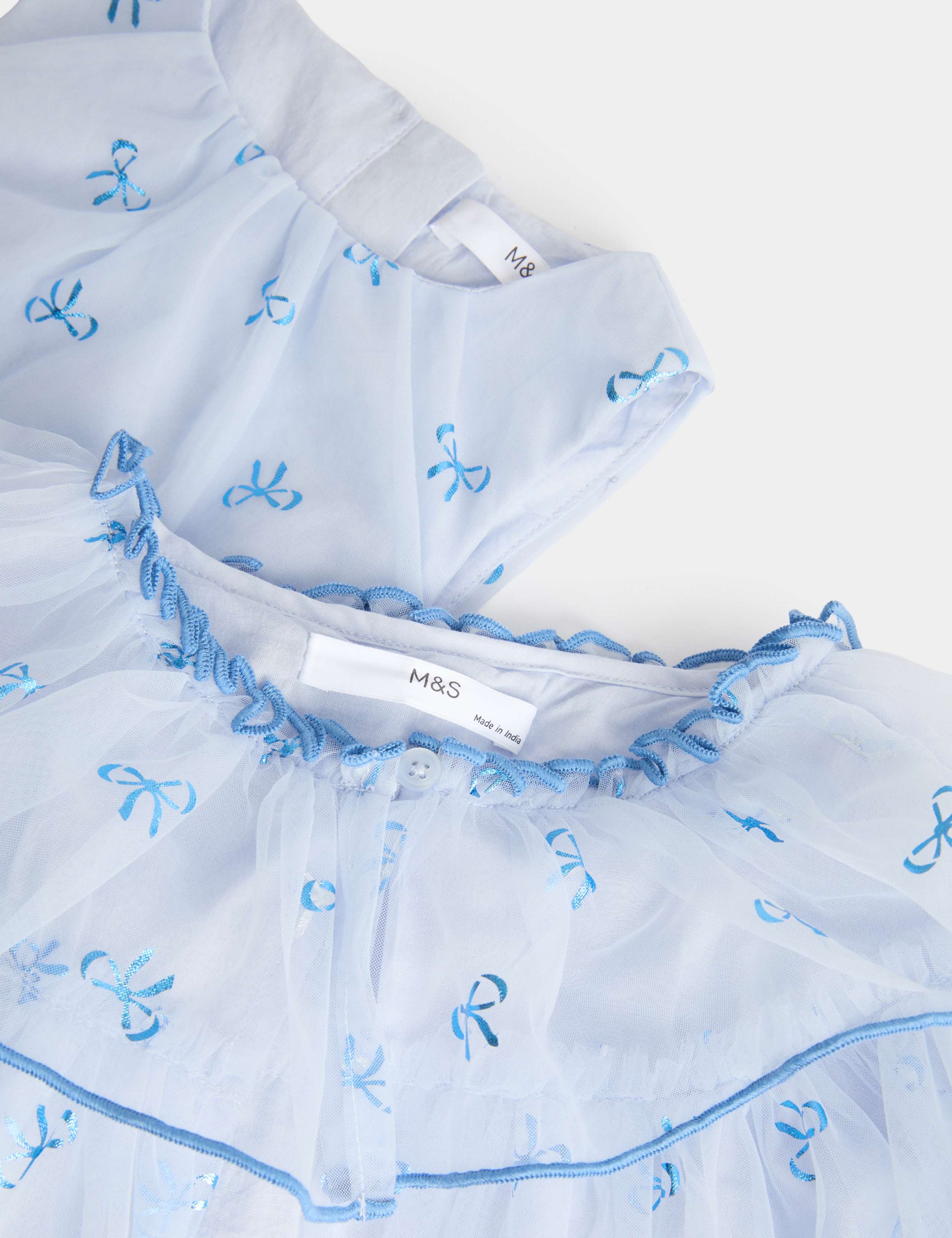 Bow Tiered Ruffle Dress (2-8 Yrs) 3 of 3