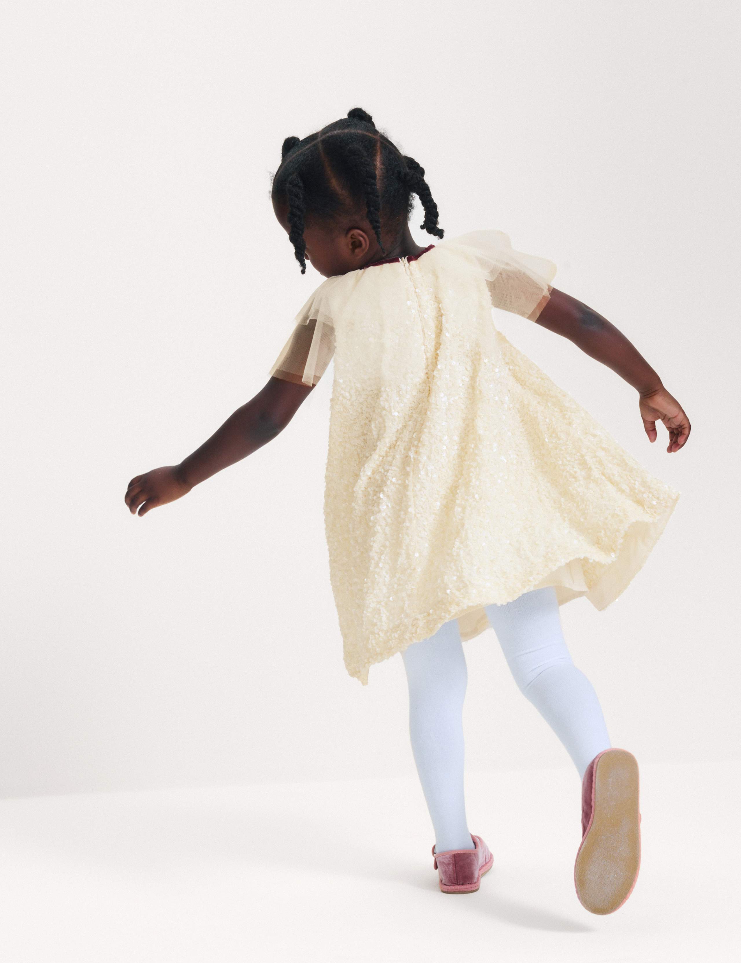 Sequinned Mesh Dress (2-8 Yrs) 4 of 6