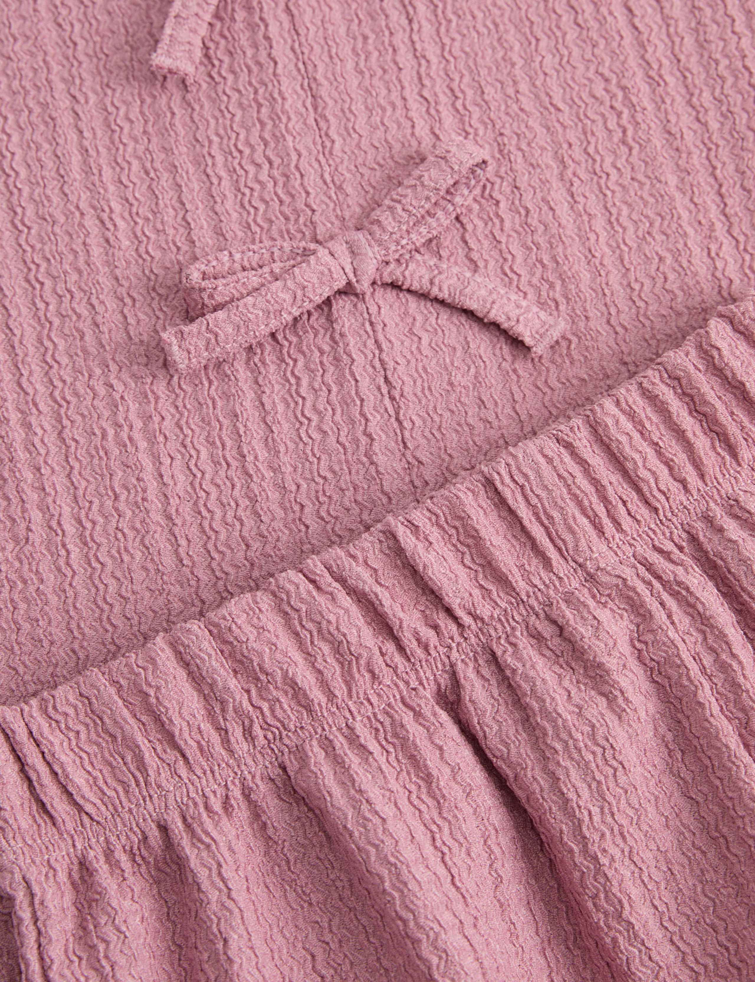 2 Piece Textured Jersey Bow Outfit (2-8 Yrs) 2 of 2