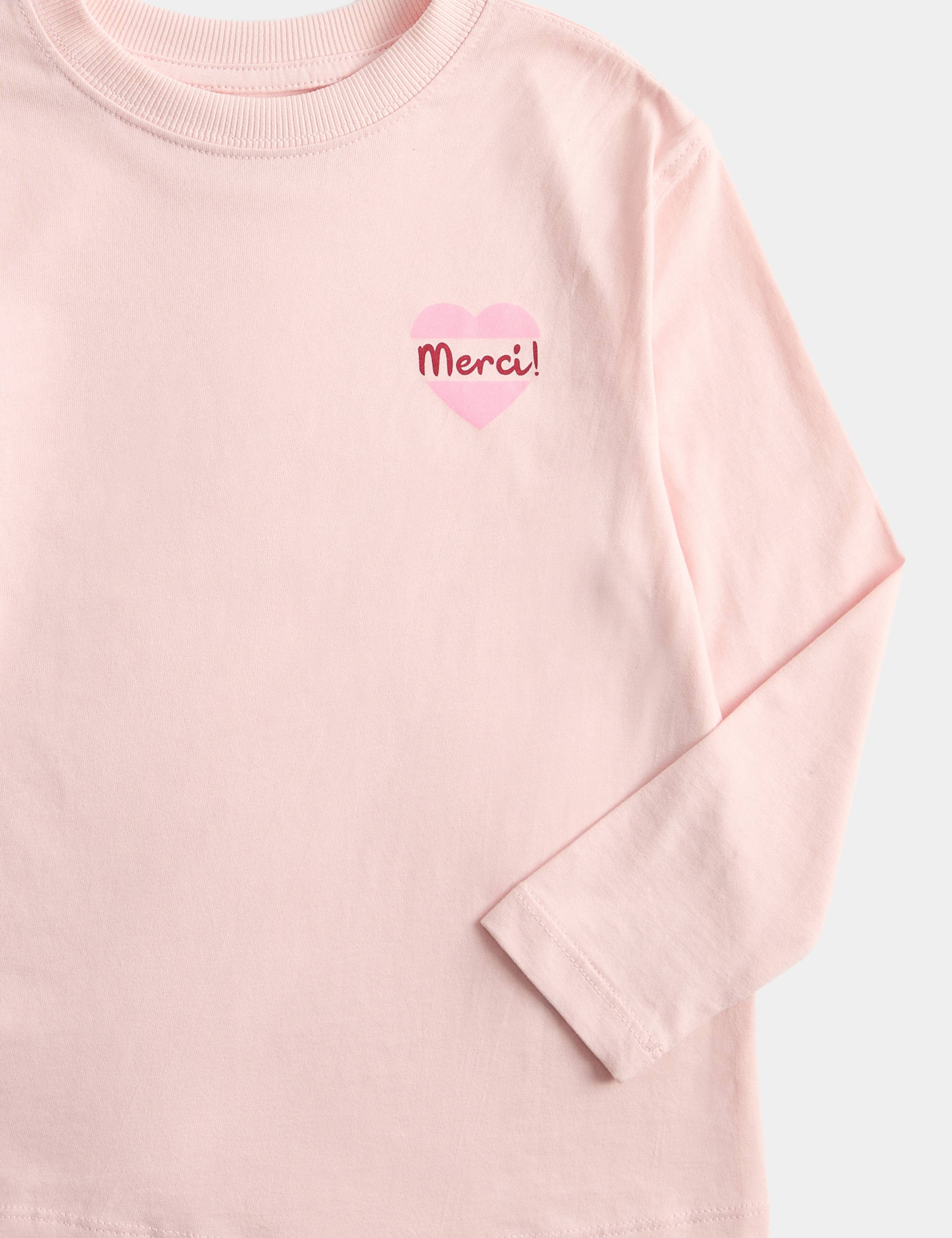 Pure Cotton Merci Top (2-8 Yrs) 2 of 2
