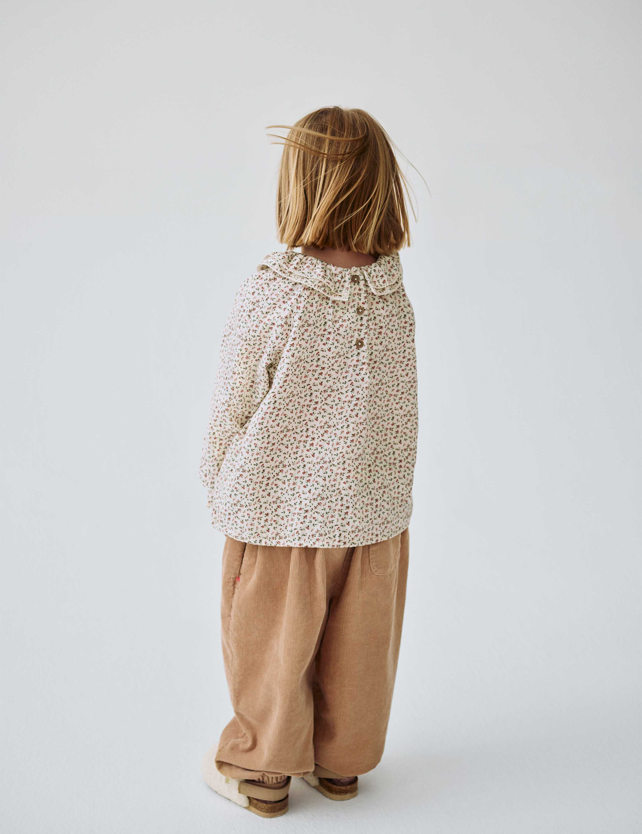 Pure Cotton Ditsy Floral Blouse (1-10 Yrs) 5 of 5