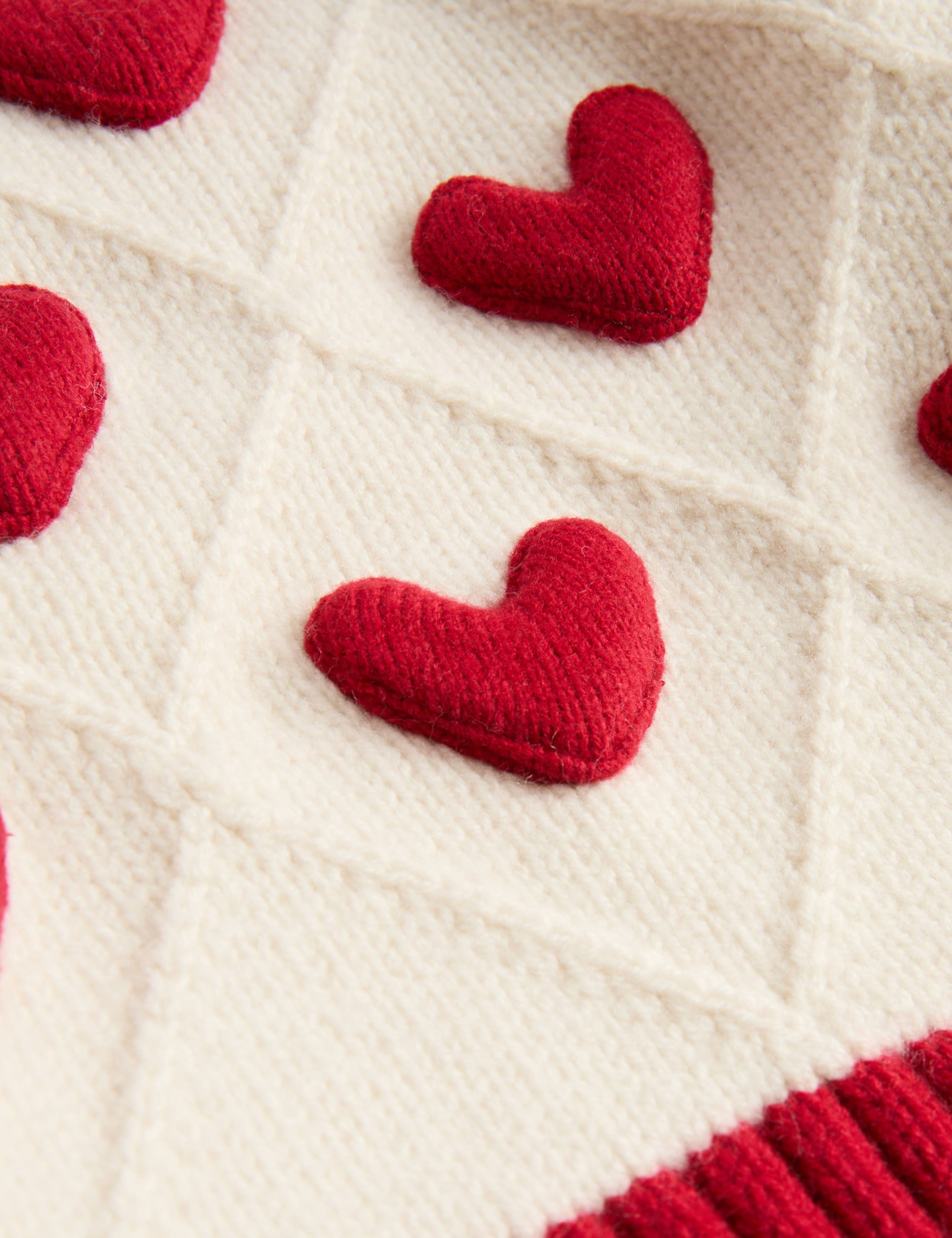 3D Heart Knit Jumper (2-8 Yrs) 8 of 8