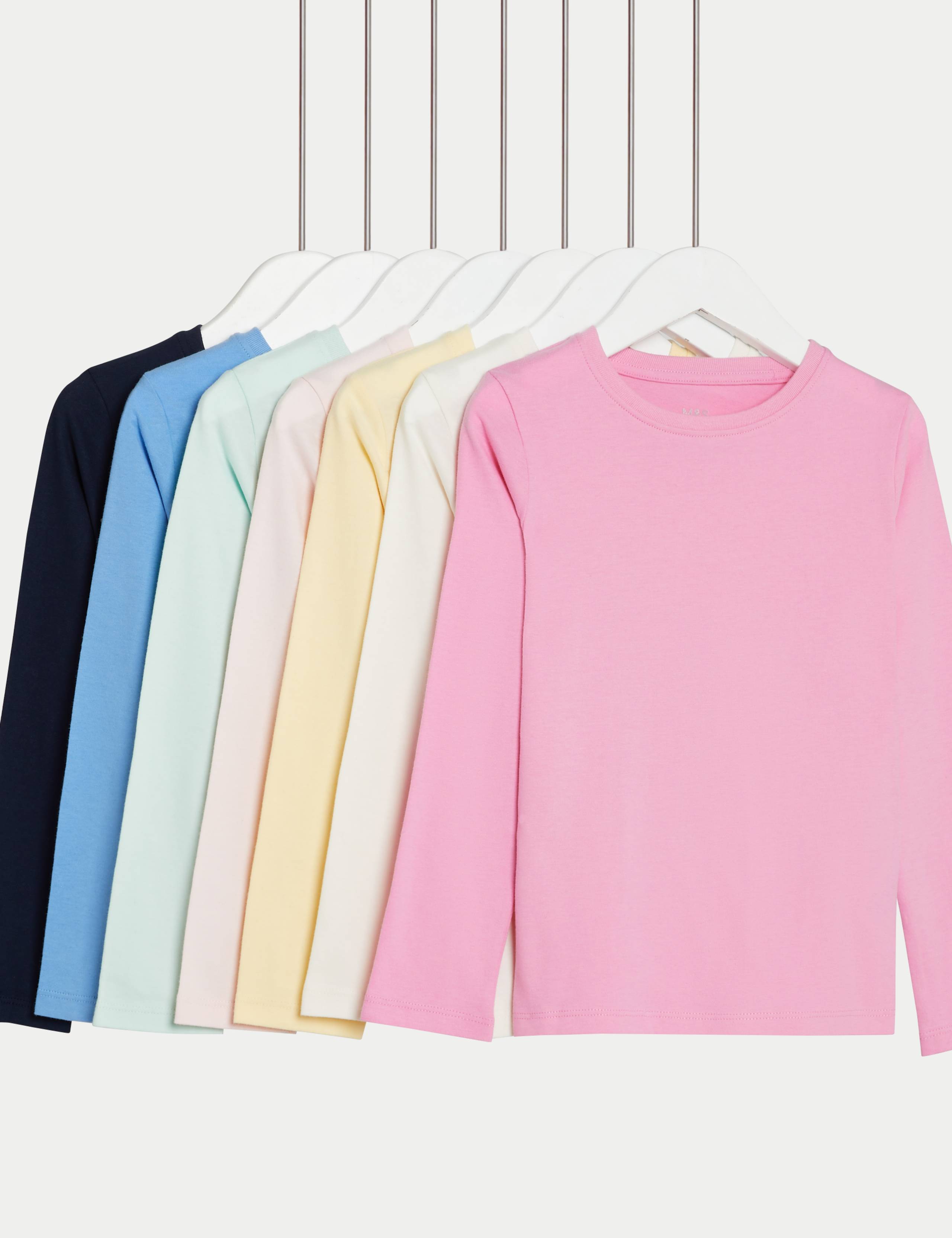 7 Pack Pure Cotton Tops (2-8 Yrs) 1 of 1