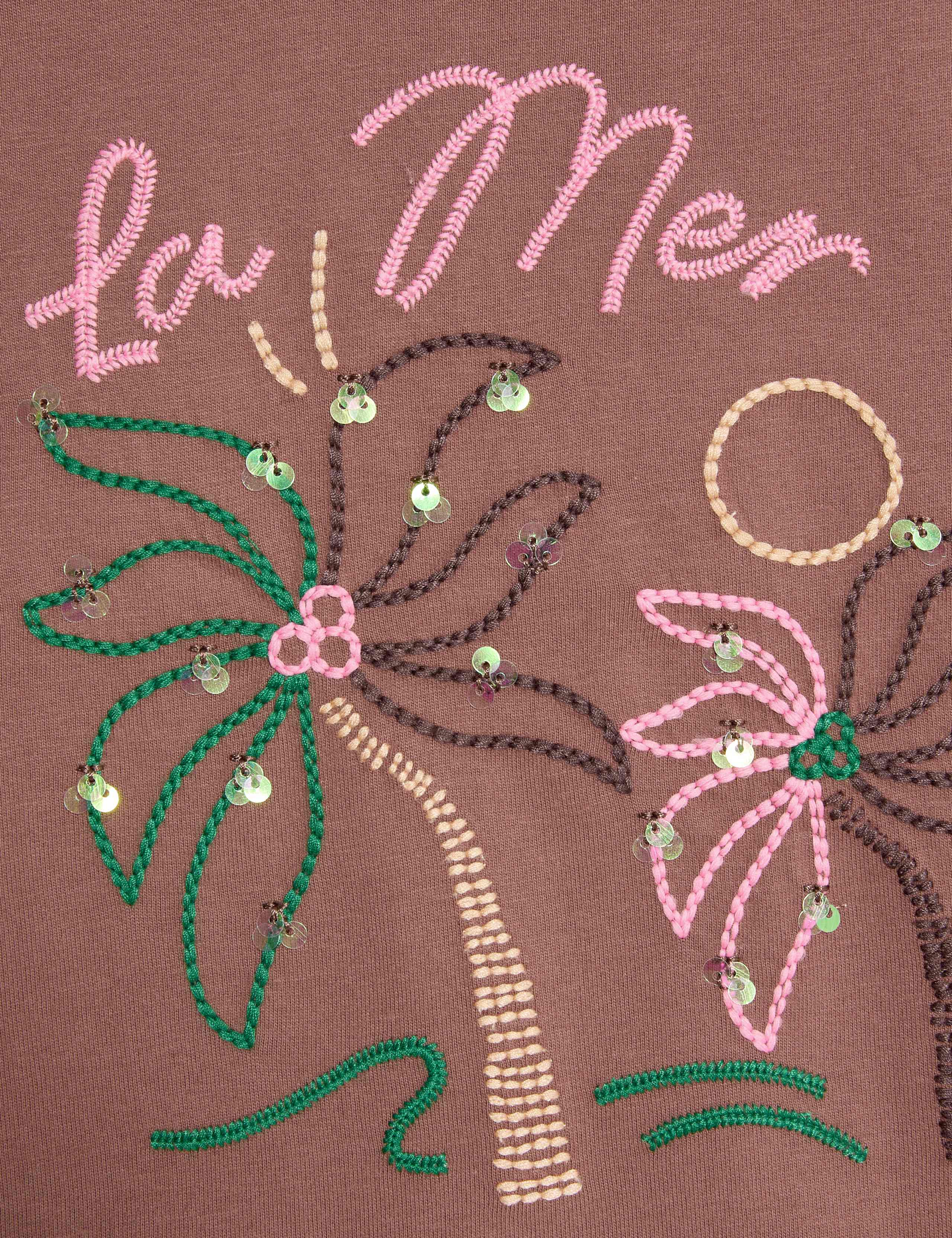 Pure Cotton Embroidered Palm Tree T-Shirt (2-16 Yrs) 8 of 9
