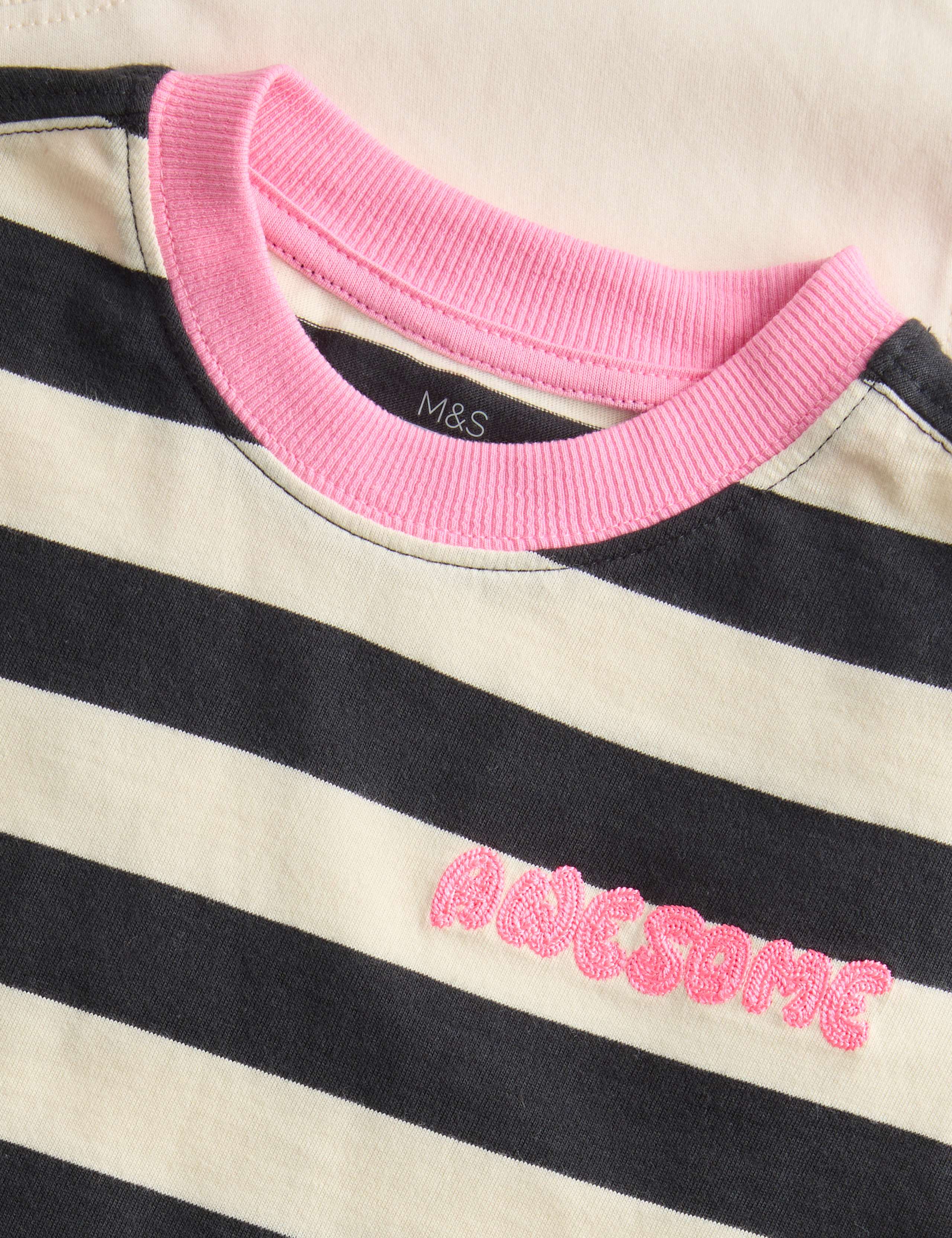 2 Pack Pure Cotton Printed Tops (2-8 Yrs) 2 of 2