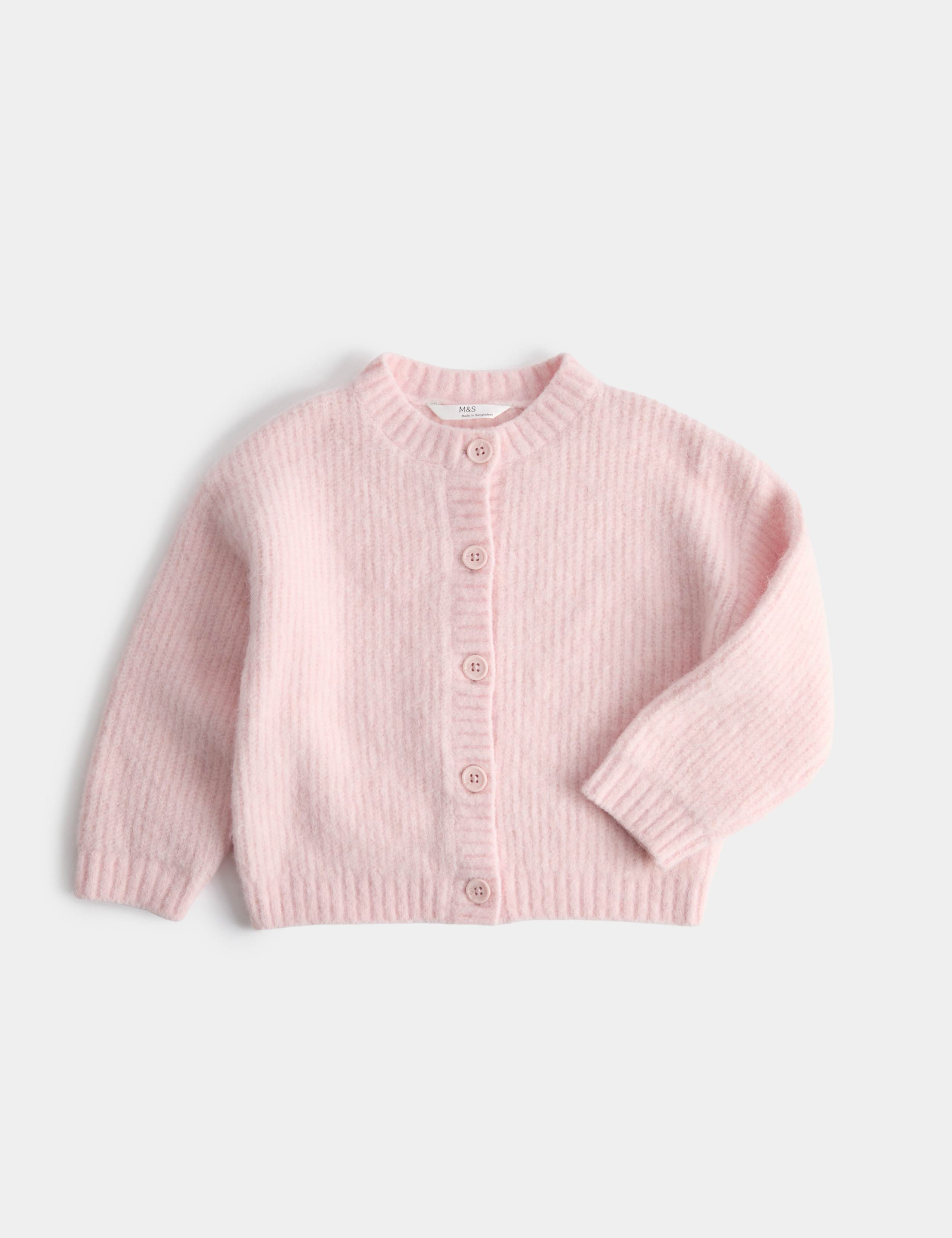Knitted Cardigan with Wool (2-8 Years) 1 of 2