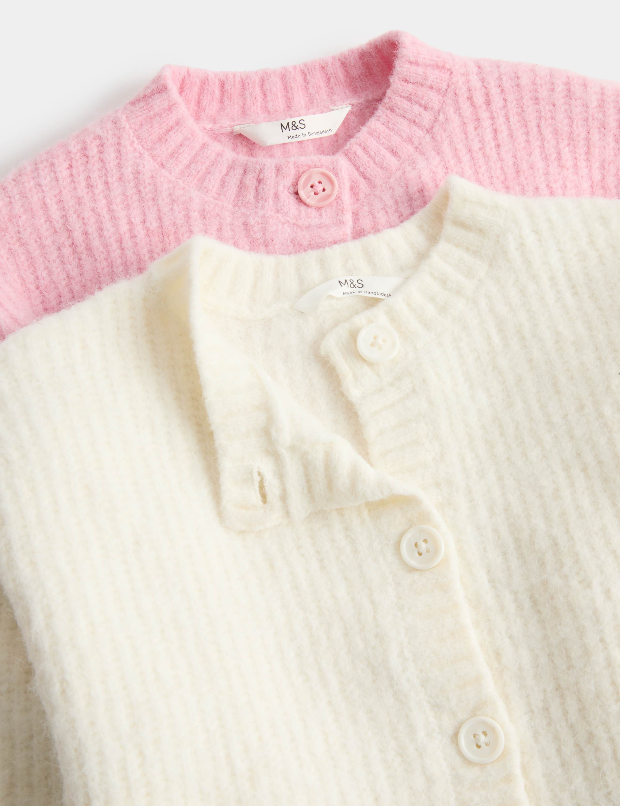 2 Pack Fluffy Cardigans (2-8 Yrs) 2 of 2