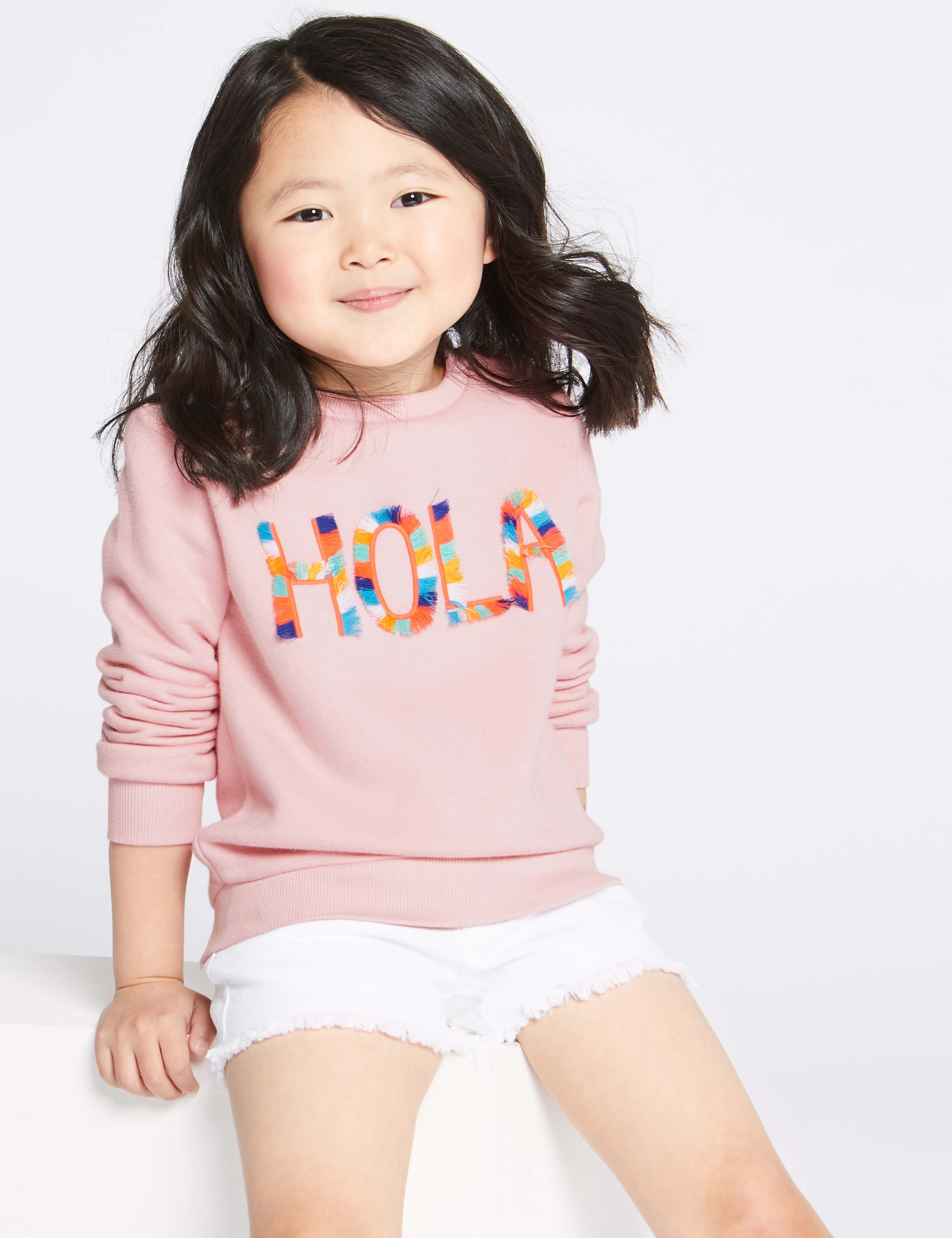 Hola Sweatshirt (3 Months - 7 Years) 1 of 4