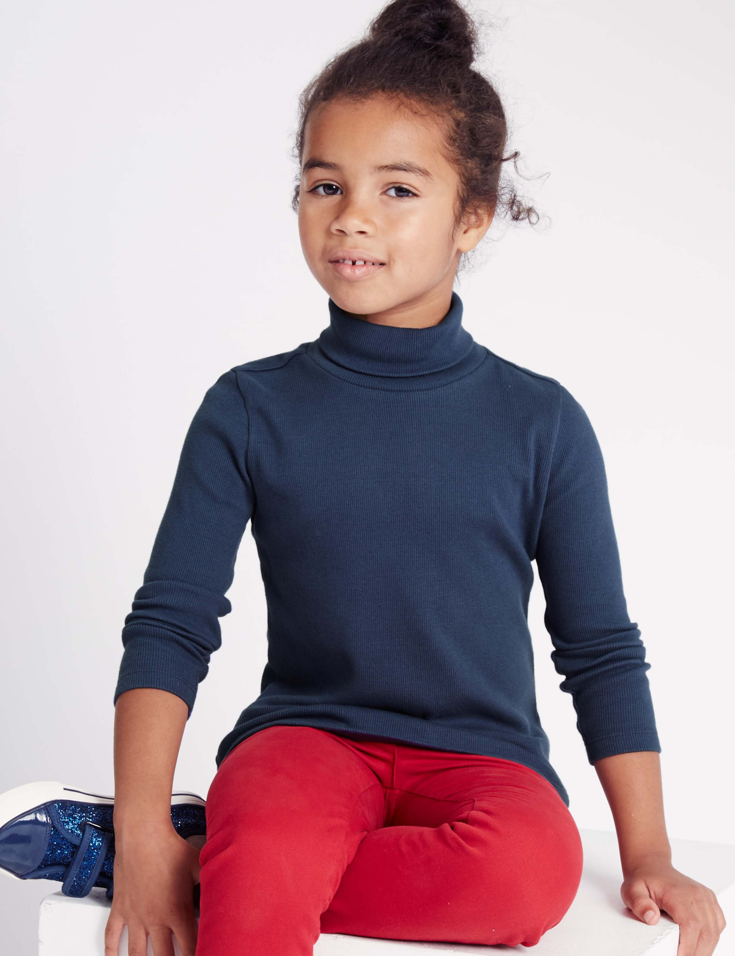 Cotton Rich Long Sleeve Top (3 Months - 5 Years) 1 of 5