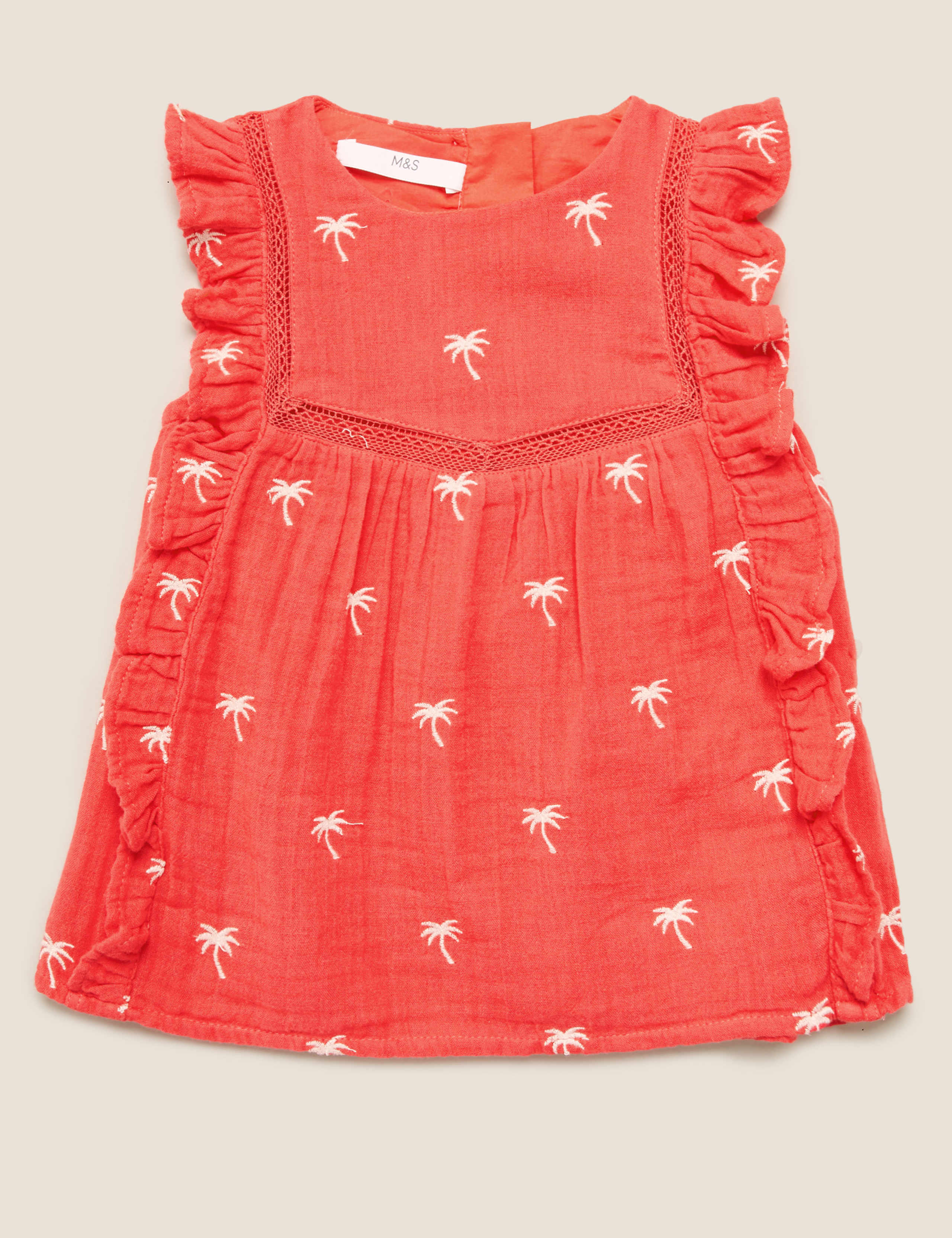 Pure Cotton Patterned Top (2-7 Yrs) 2 of 4