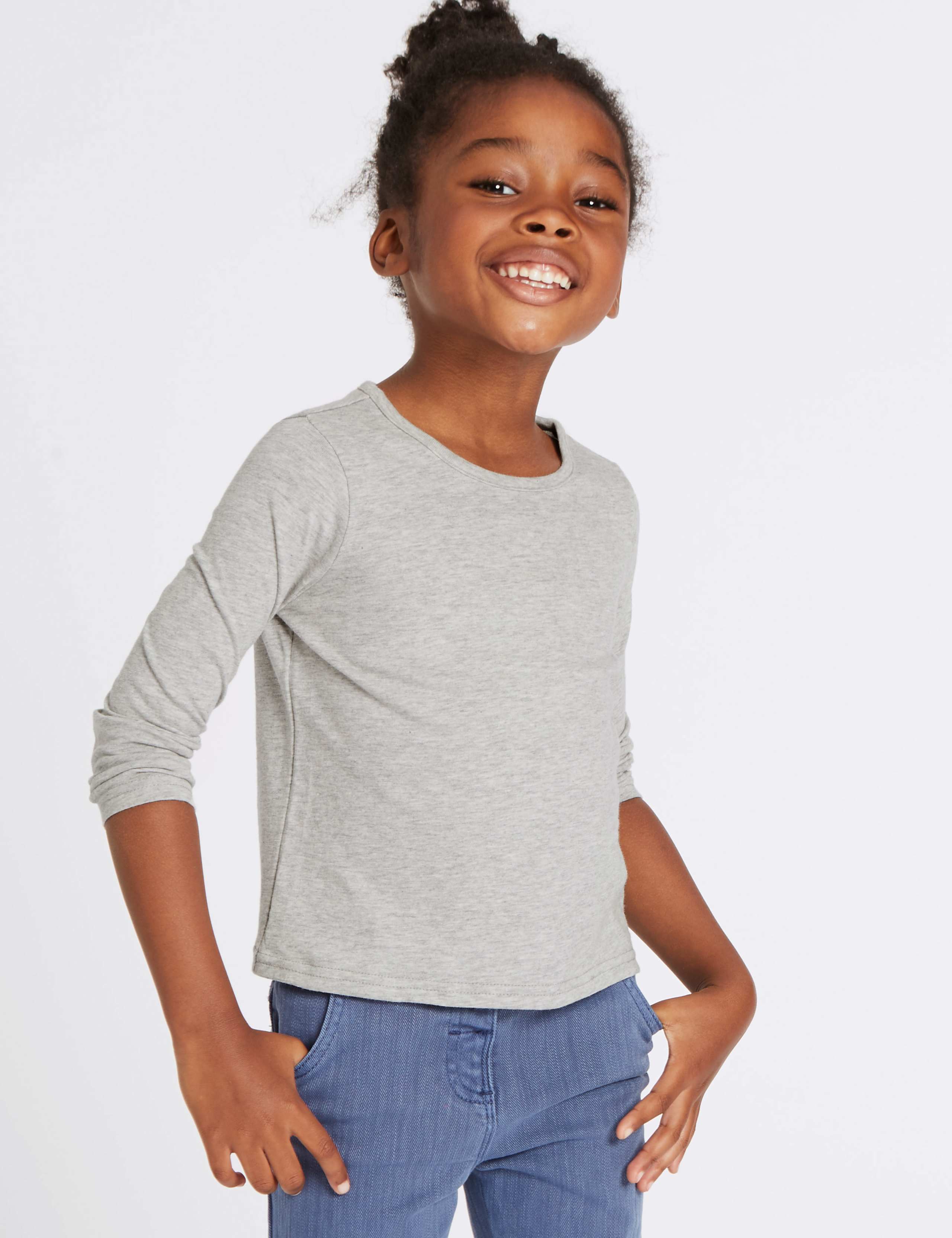 4 Pack Pure Cotton Tops (3 Months - 6 Years) 6 of 9