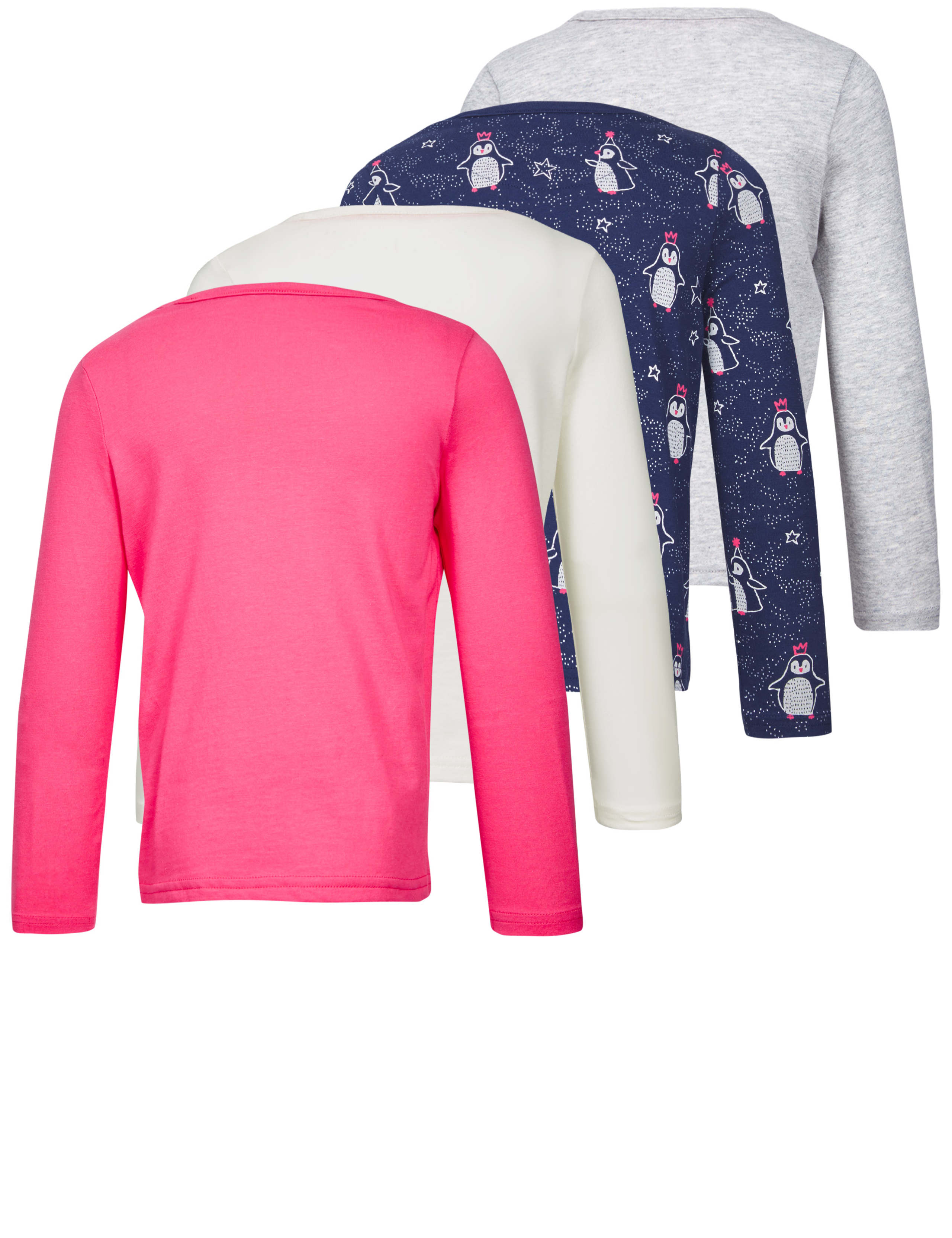 4 Pack Pure Cotton Tops (3 Months - 6 Years) 9 of 9