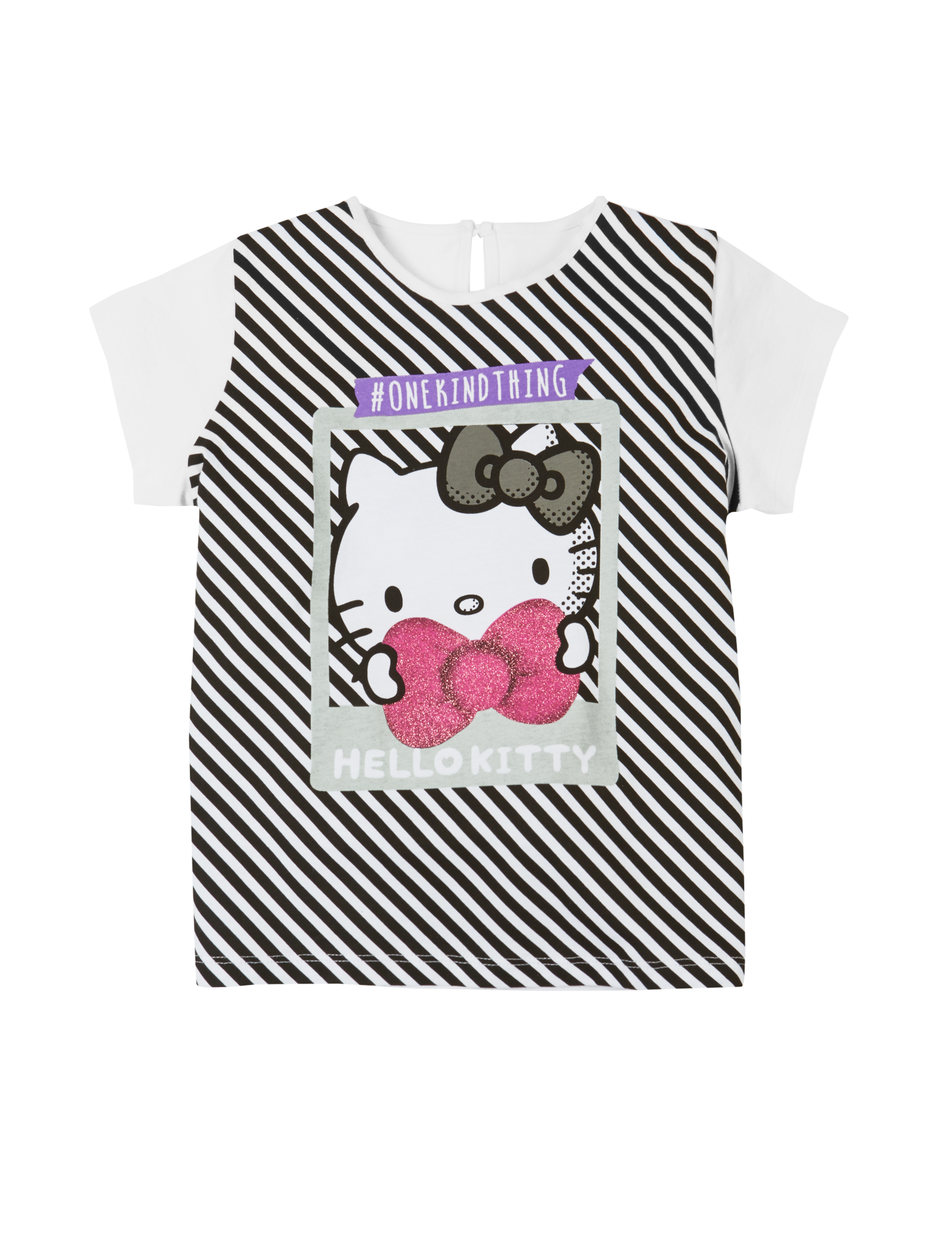 Hello Kitty Pure Cotton Striped T-Shirt (1-7 Years) 2 of 3