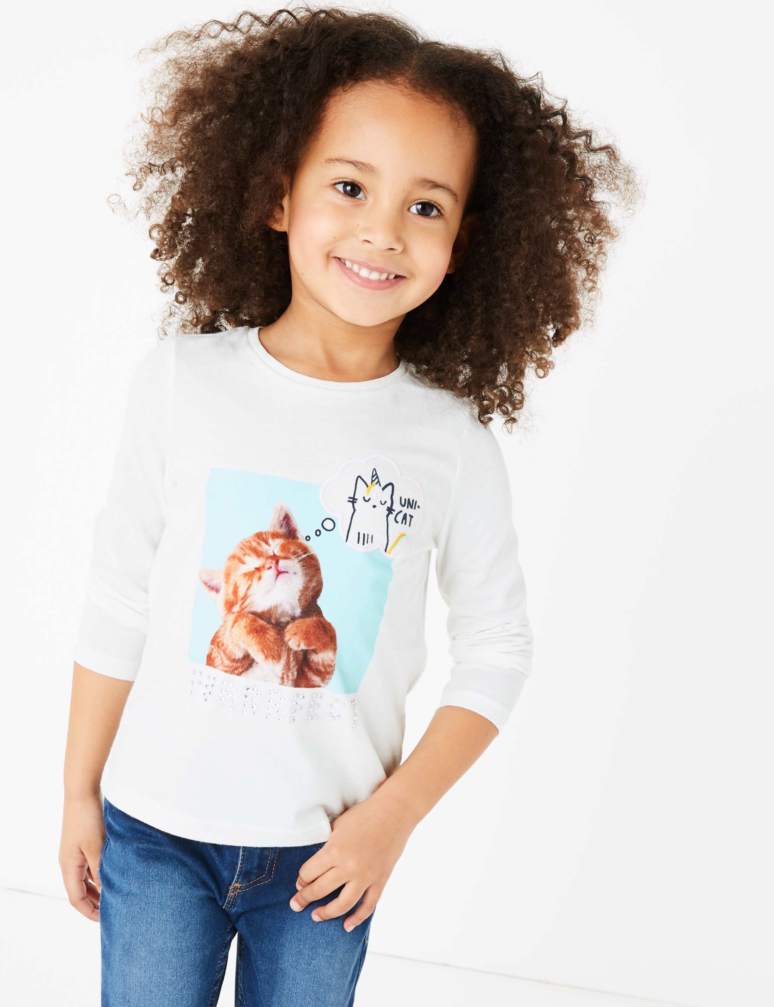 Animal Slogan Top (2-7 Years) 1 of 4