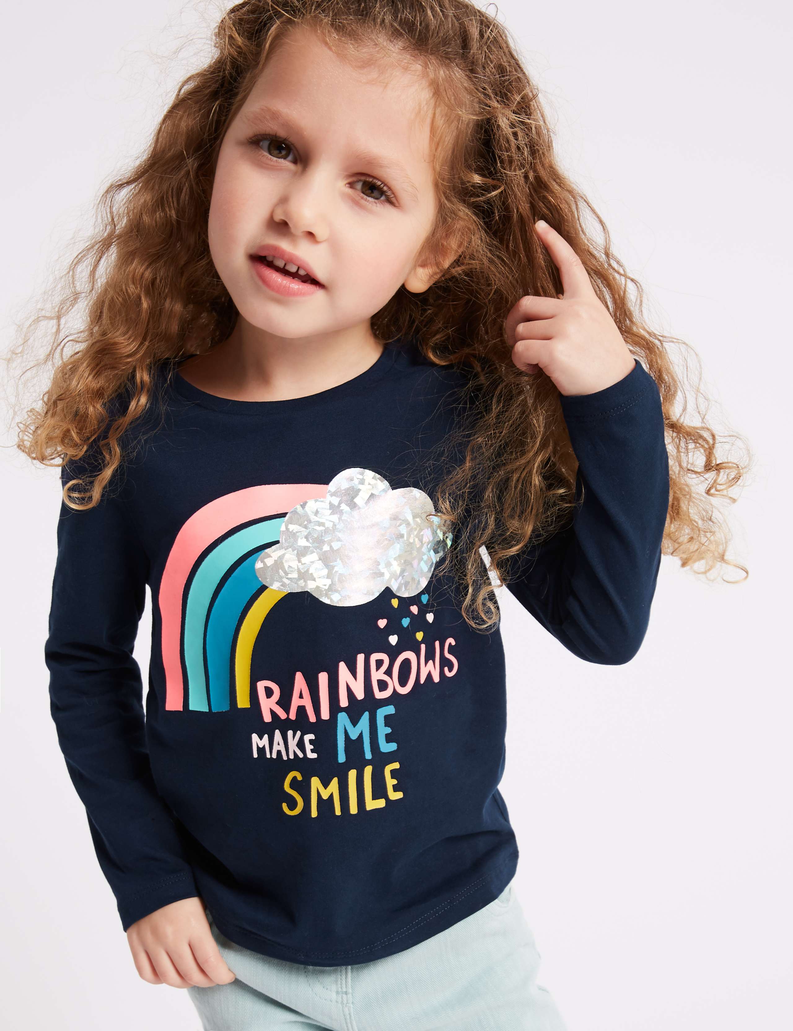 Pure Cotton Rainbow Top (3 Months - 7 Years) 1 of 5