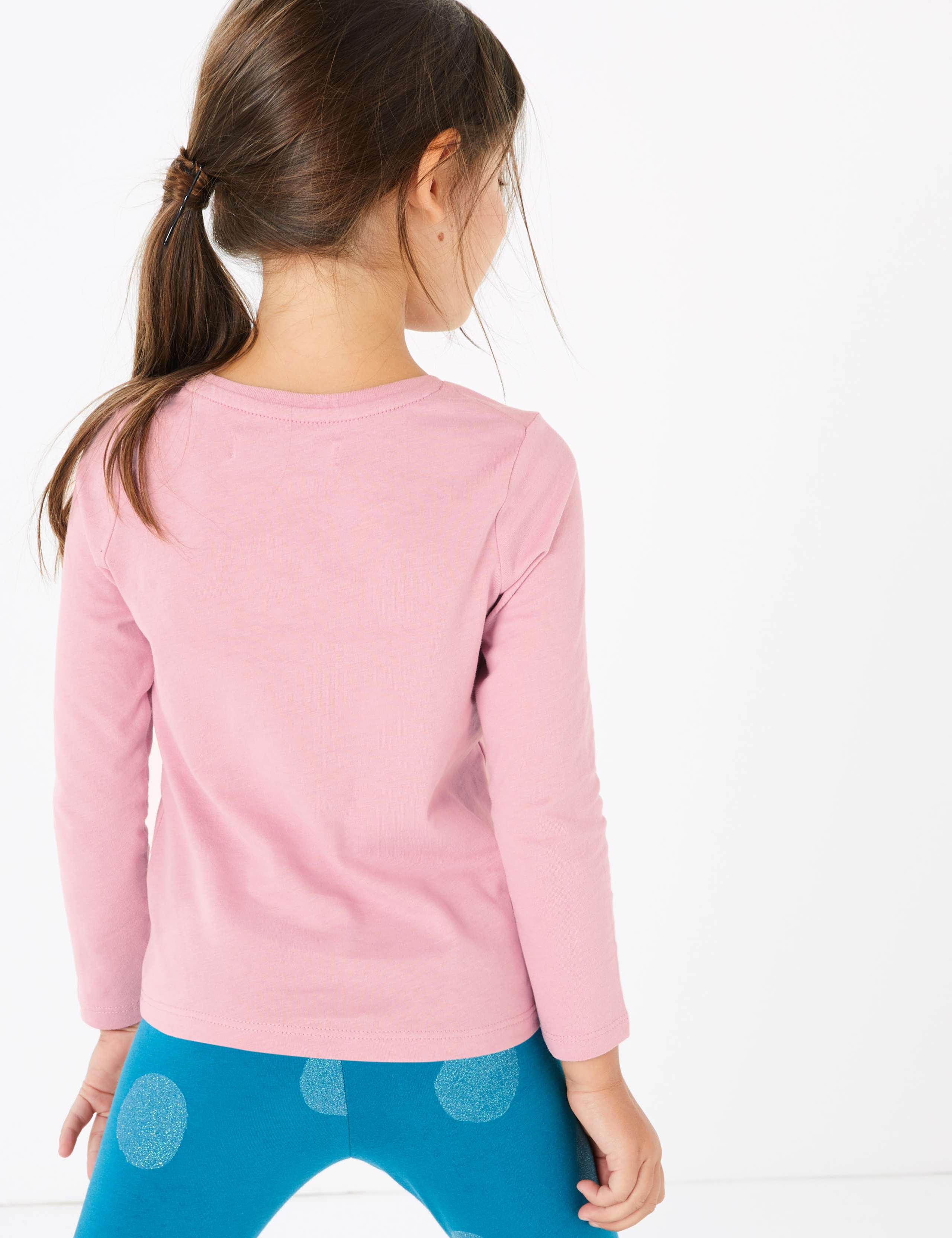 Cotton Let's Go Outside Slogan Top (3 Mths - 7 Yrs) 4 of 4
