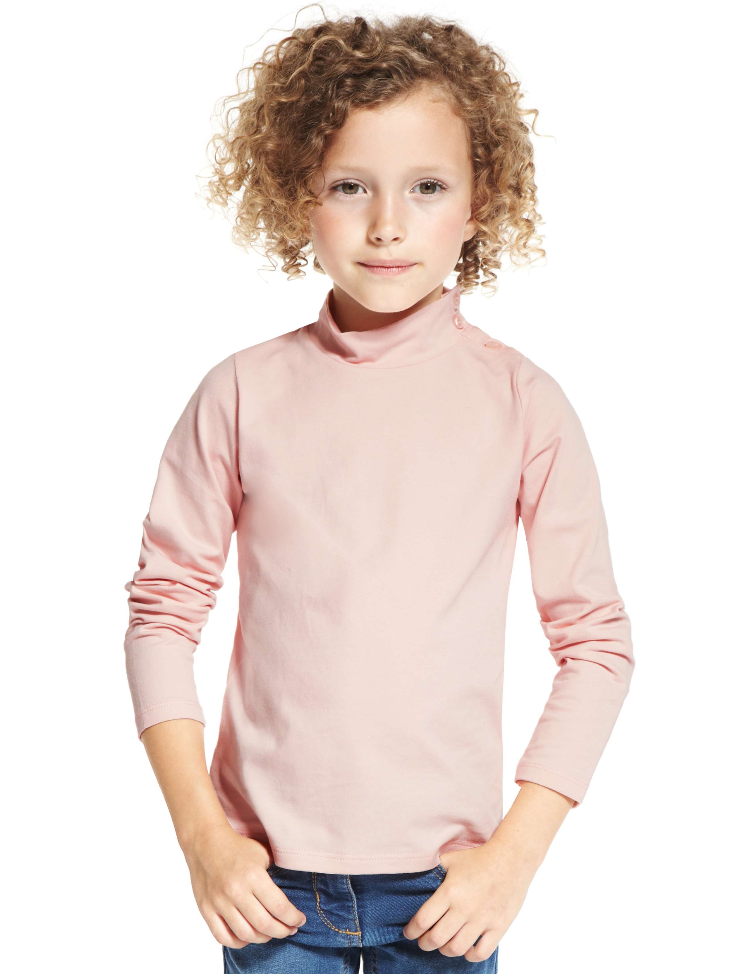 3 Pack Cotton Rich Polo Neck Assorted T-Shirts (1-7 Years) 3 of 4