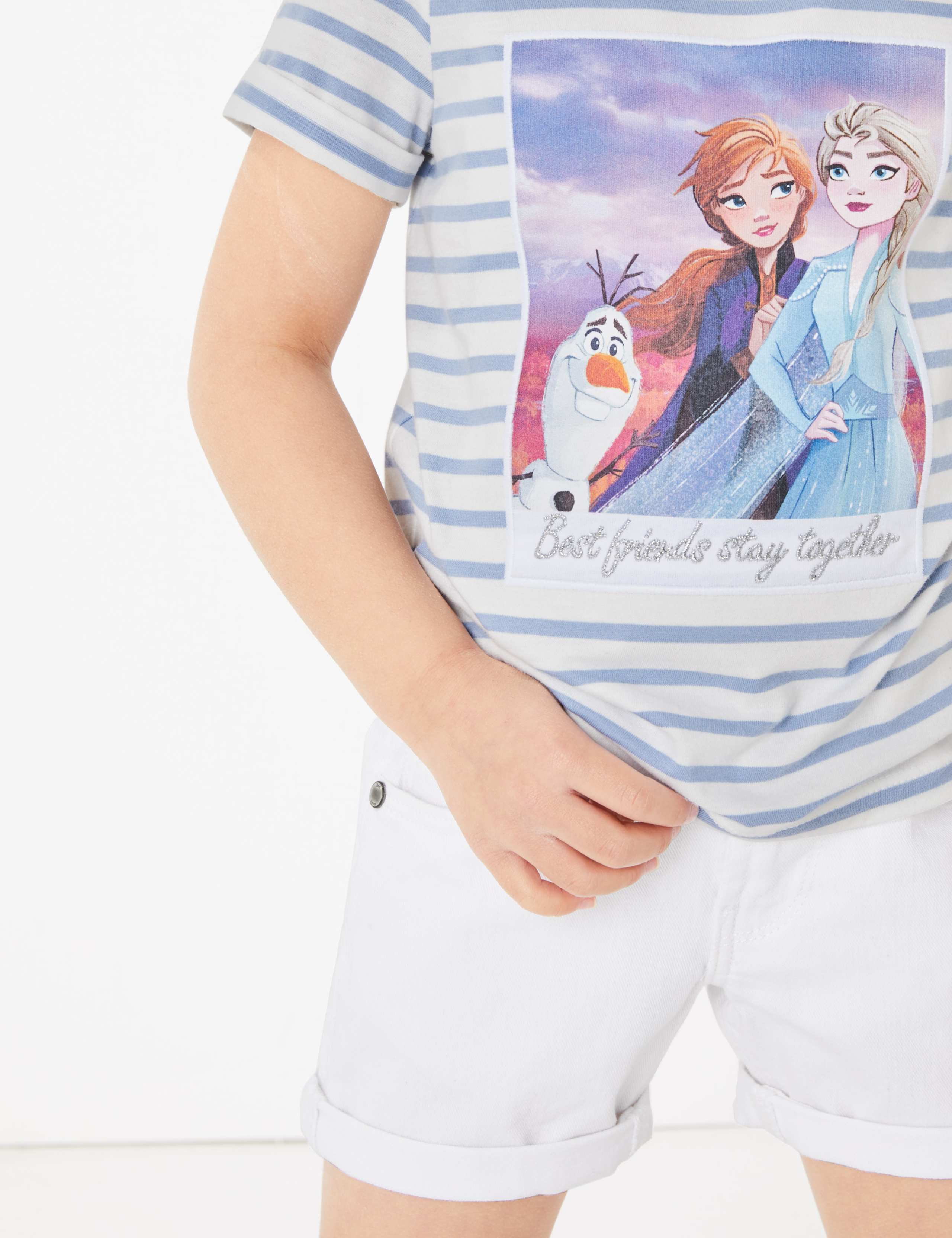 Pure Cotton Disney Frozen 2 Best Friends T-Shirt (2-10 Yrs) 3 of 5