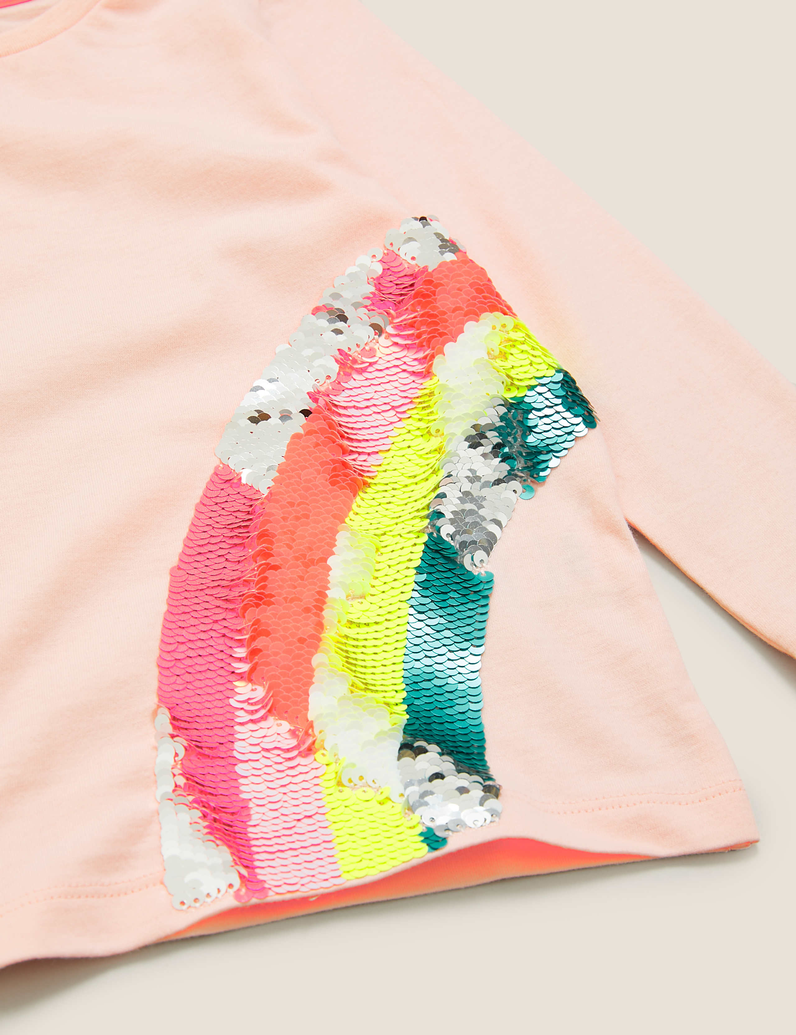 Pure Cotton Rainbow Reversible Sequin Top 5 of 6