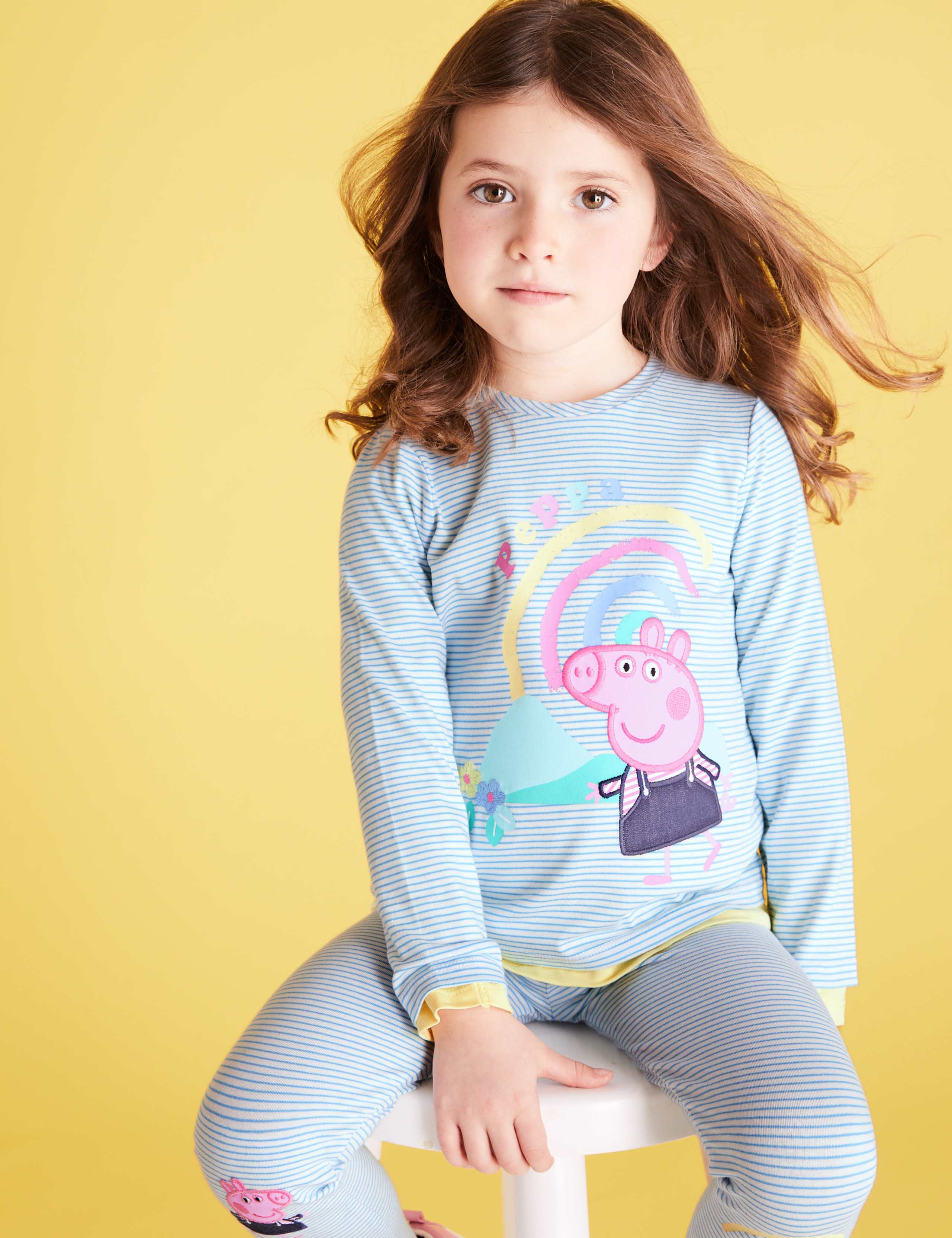 Pure Cotton Peppa Pig™ Top (2-7 Yrs) 1 of 5