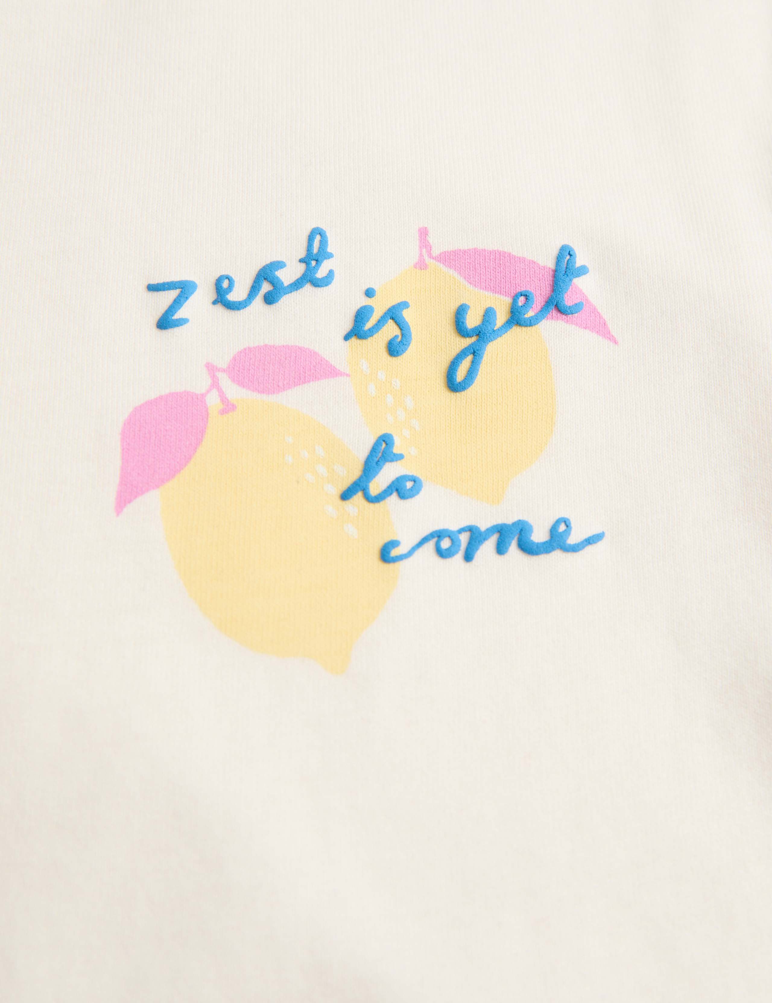 Pure Cotton Lemon T-Shirt (2-8 Yrs) 2 of 2