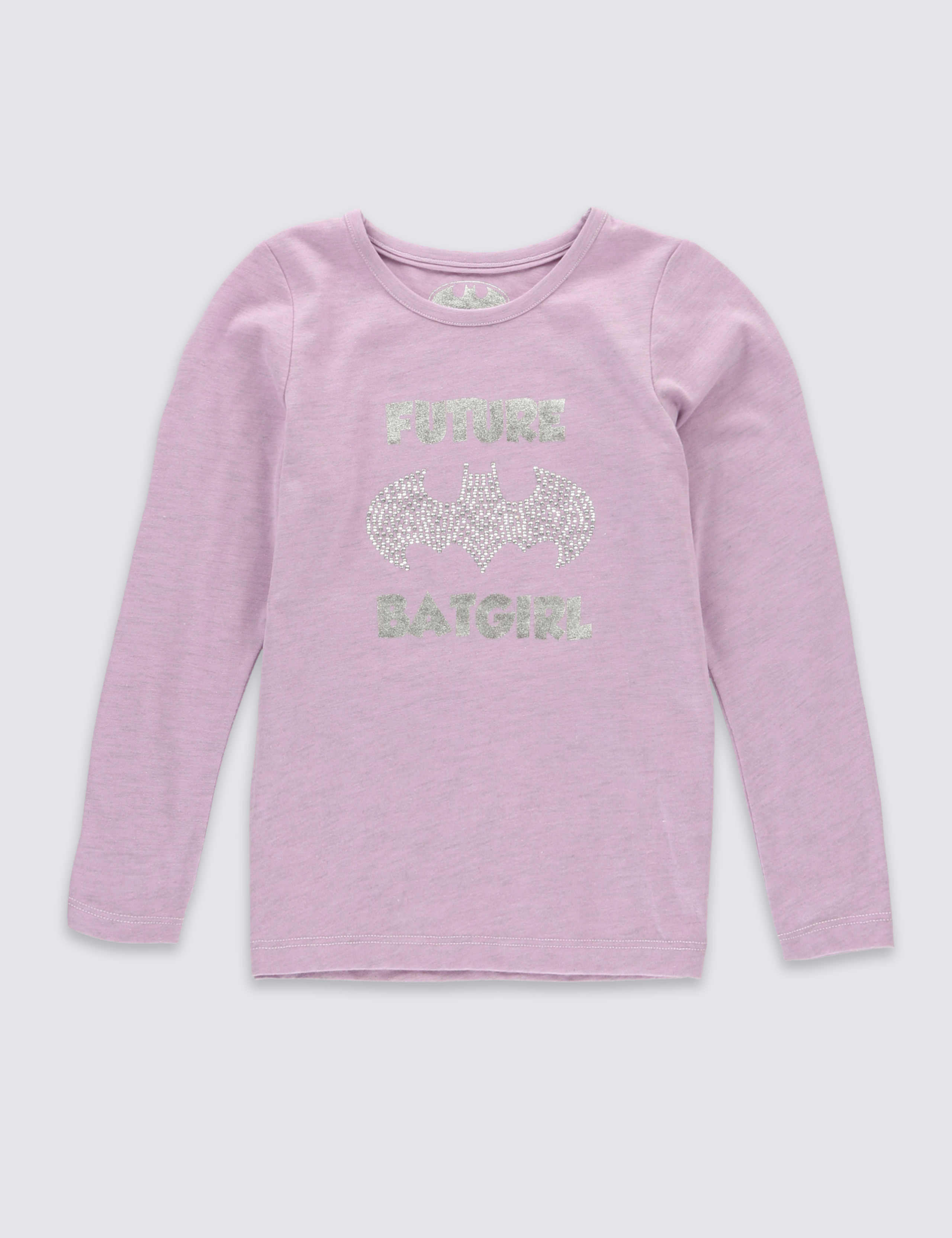 Cotton Blend Long Sleeve Top (1-7 Years) 2 of 5