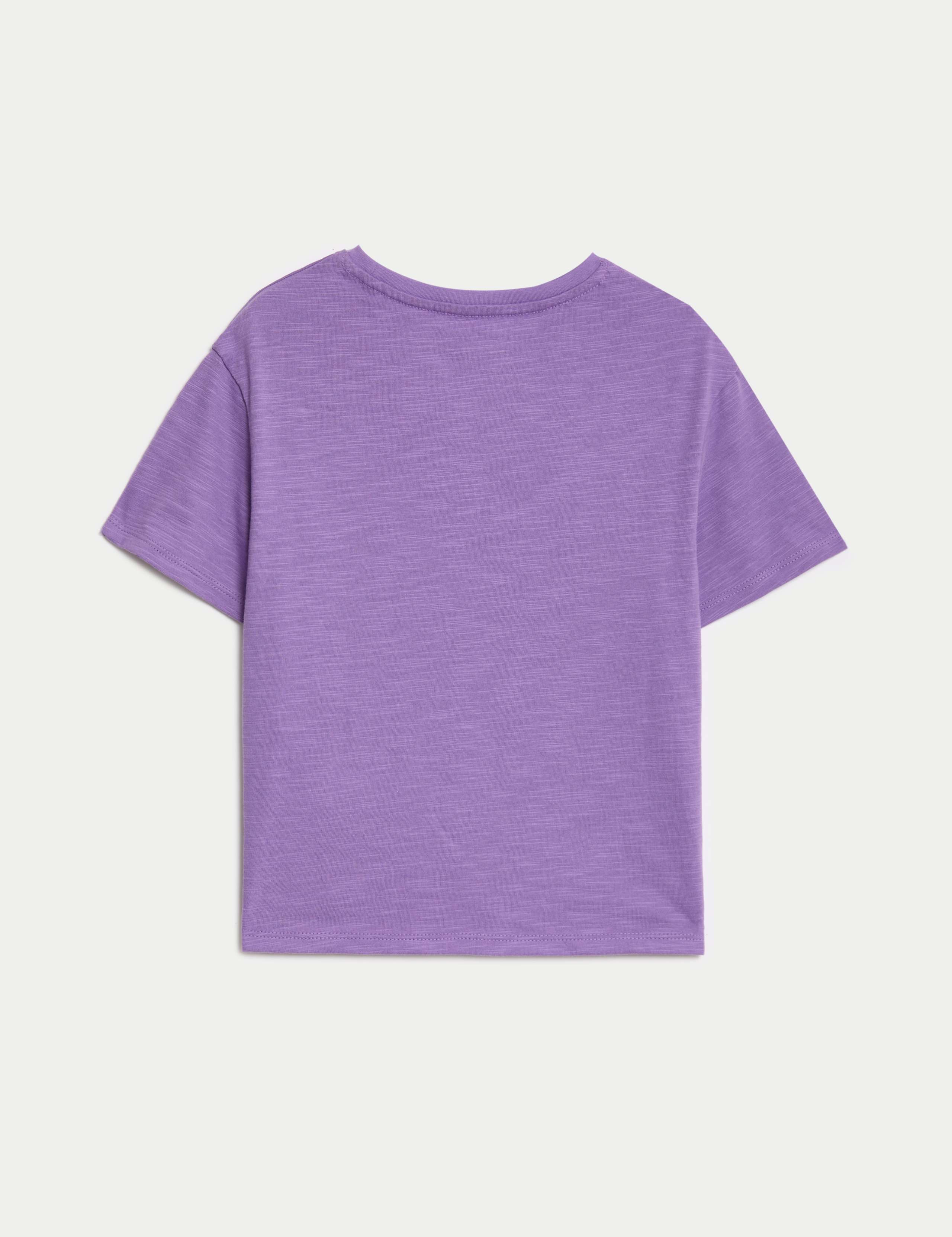 Pure Cotton Fruit Embroidered T-shirt (2-8 Yrs) 6 of 6