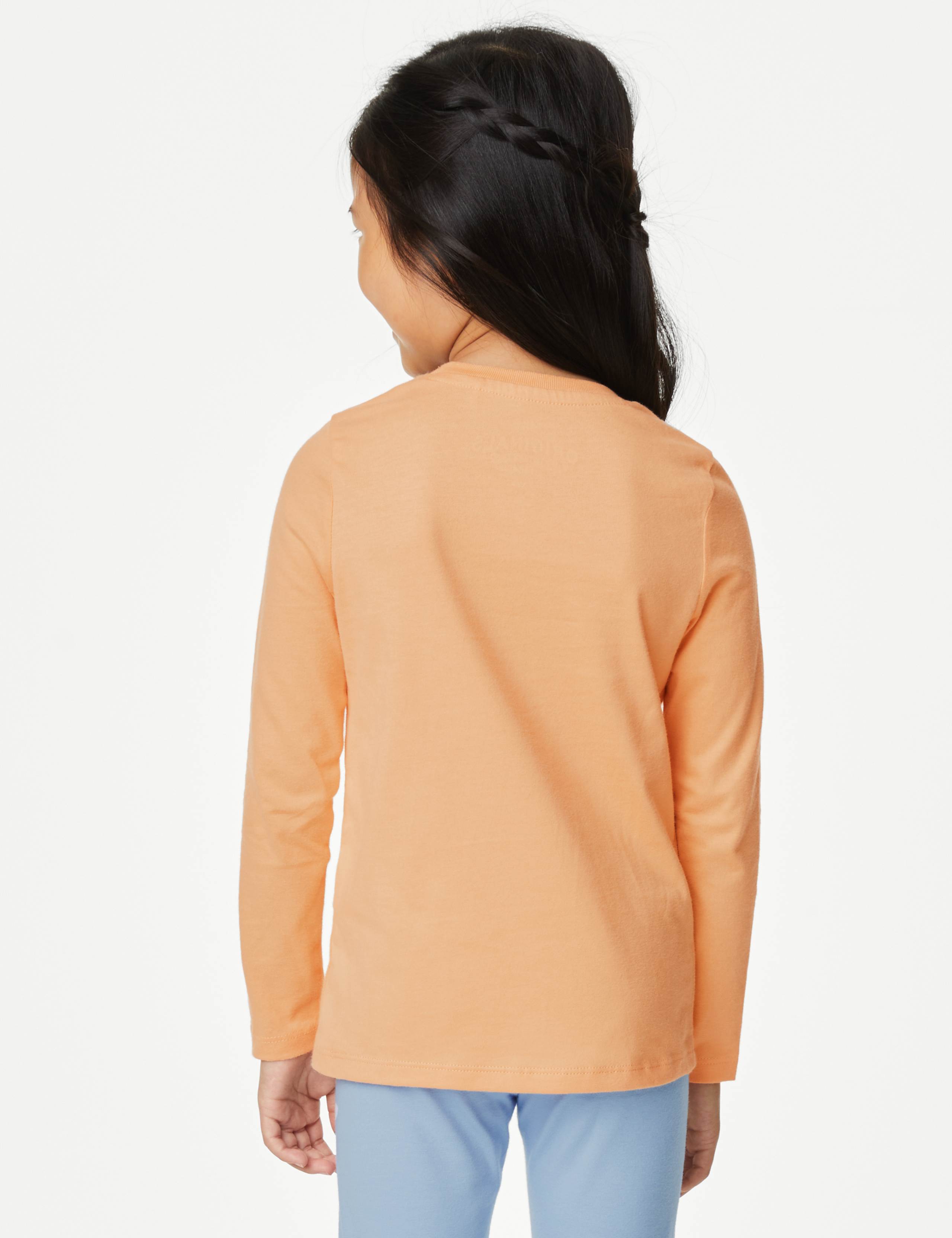 7 Pack Pure Cotton Plain Tops (2-8 Yrs) 3 of 4