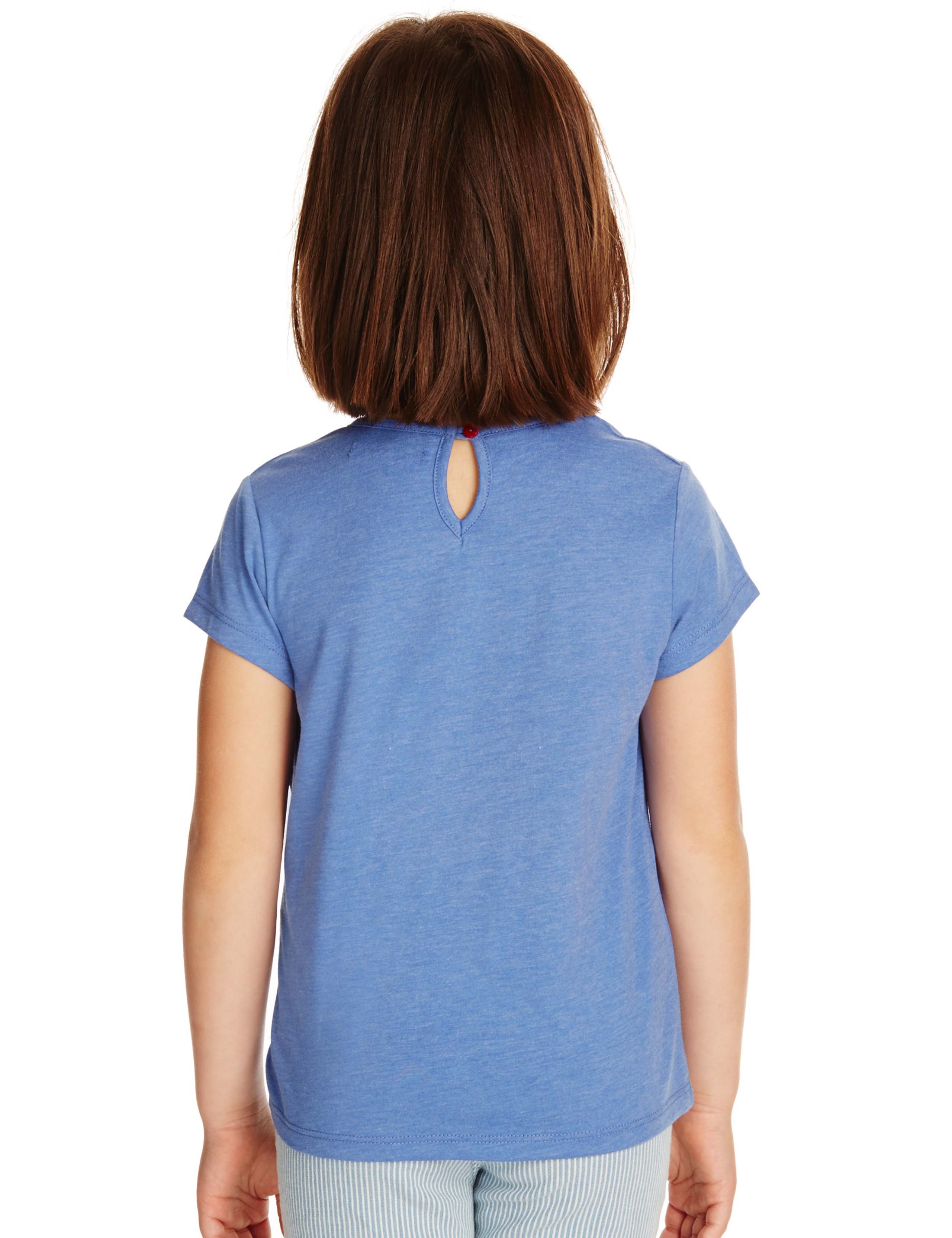 Sequin Embellished Scotty Dog Print T-Shirt (1-7 Years) 3 of 3