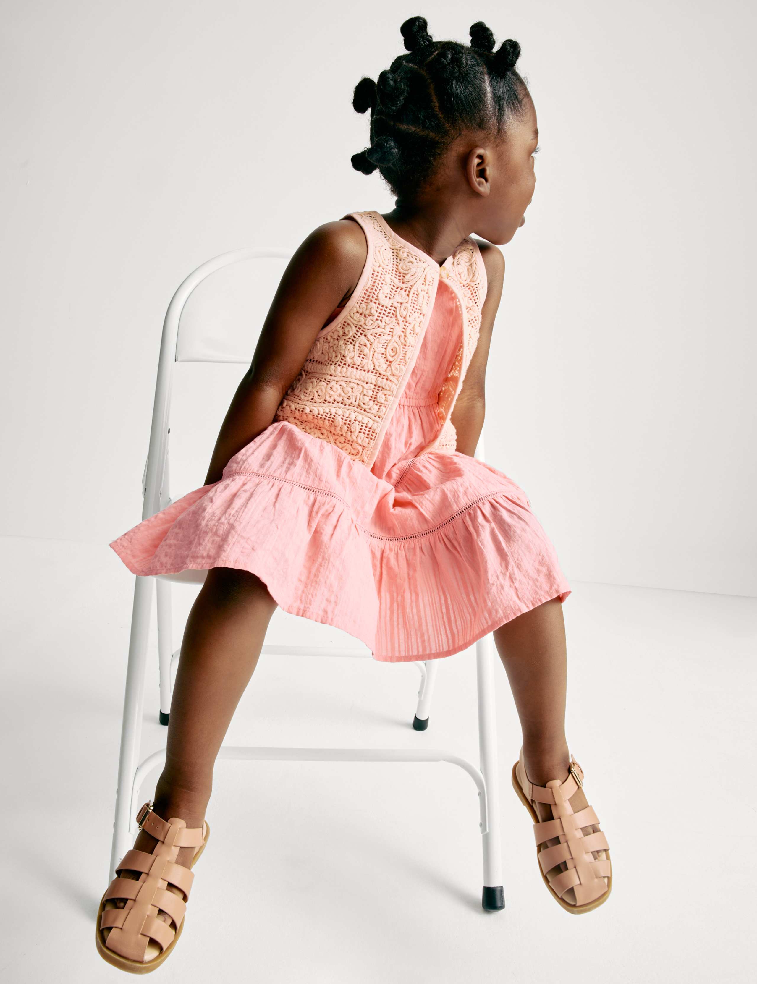 Pure Cotton Woven Dress (2-8 Yrs) 5 of 6