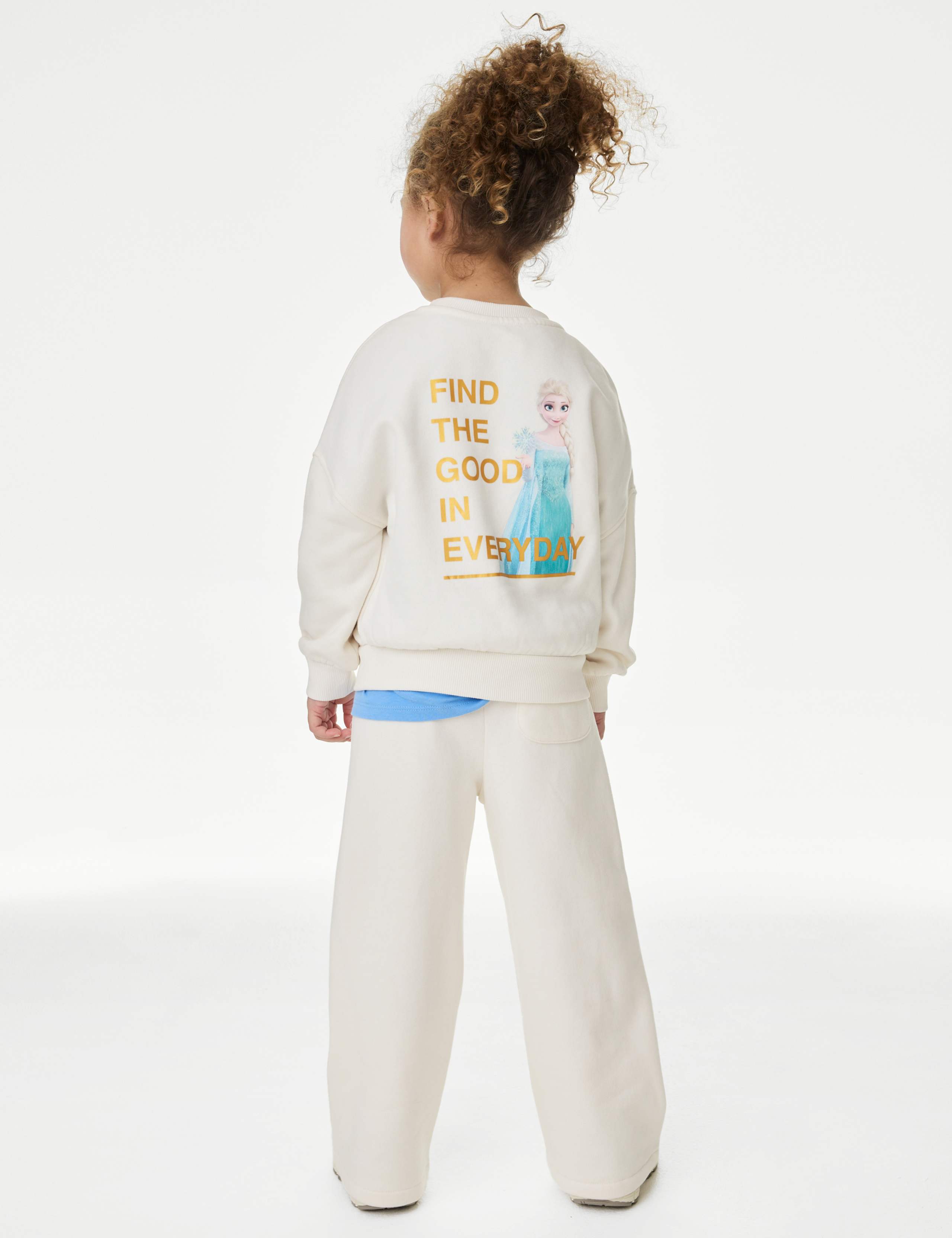 2pc Cotton Rich Frozen™ Joggers and Sweatshirt (2-8 Yrs) 5 of 7