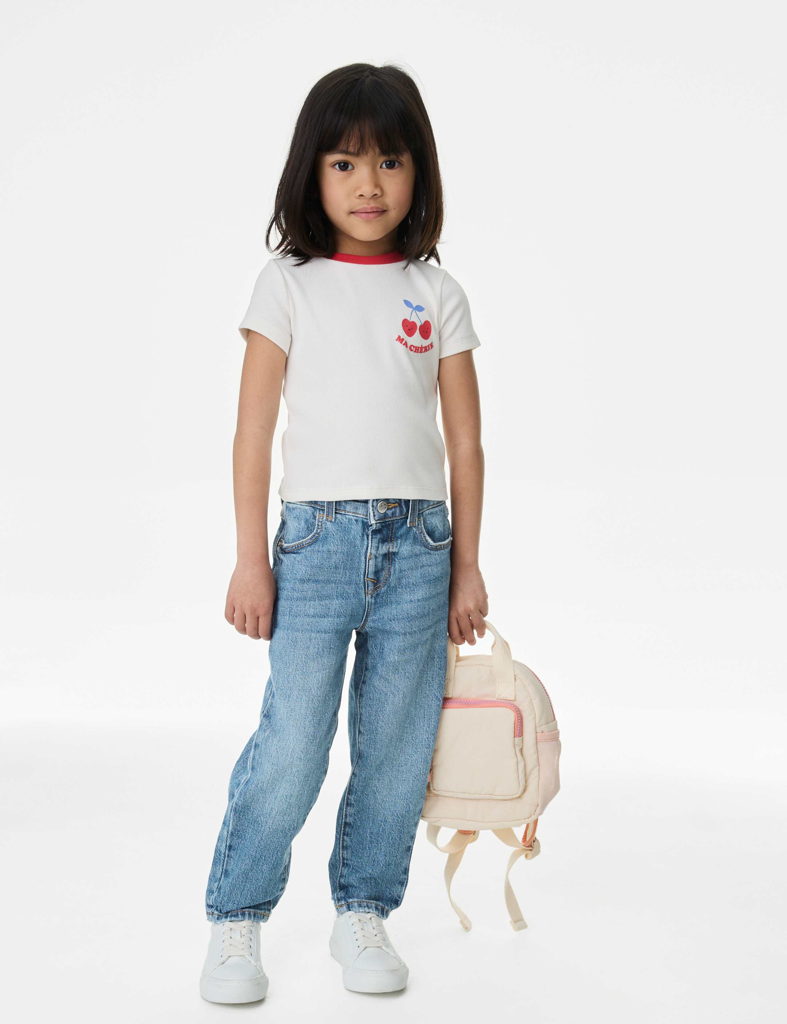 Denim Mom Jeans (2-8 Yrs) 1 of 5