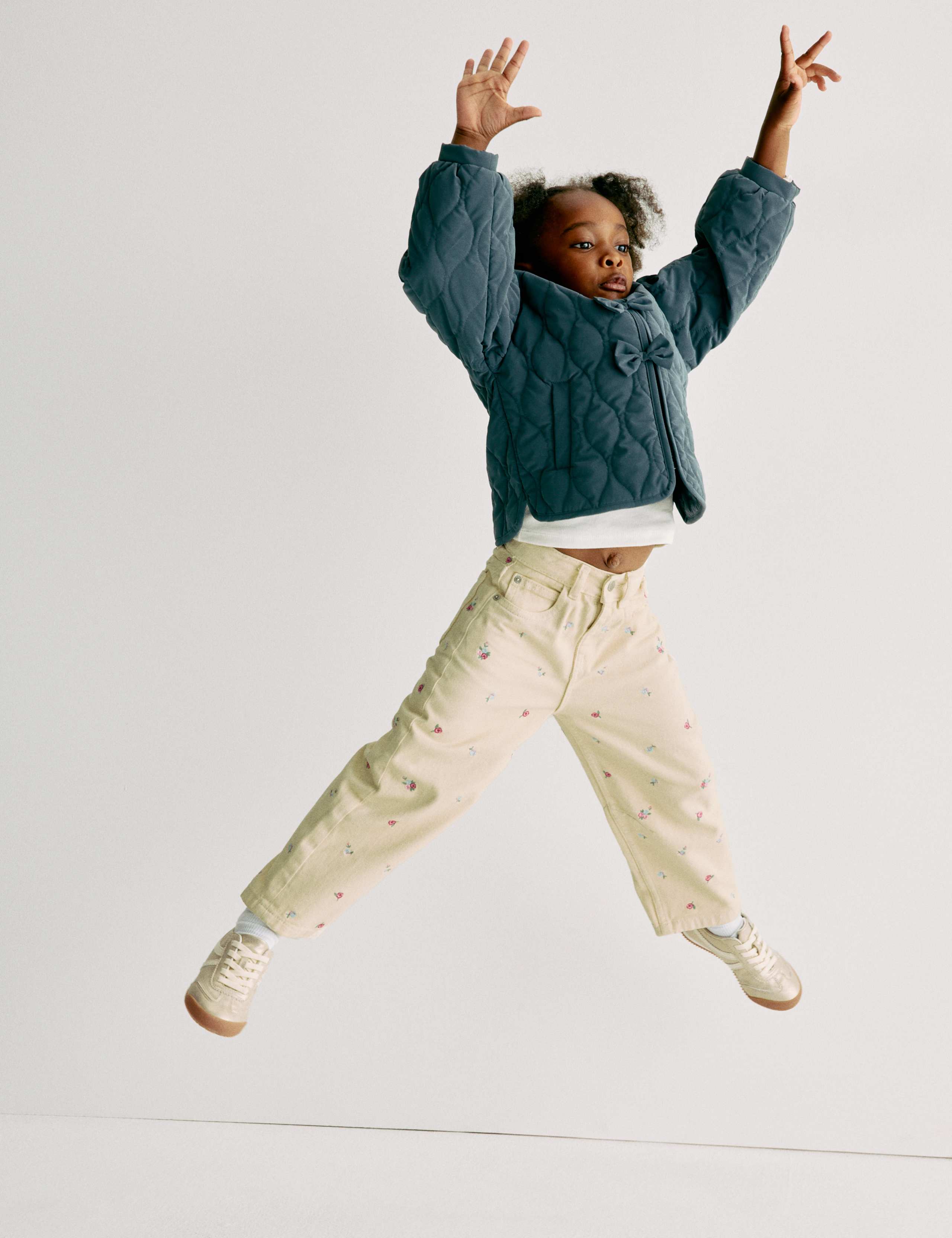 Denim Embroidered Barrel Jeans (2-8 yrs) 4 of 6