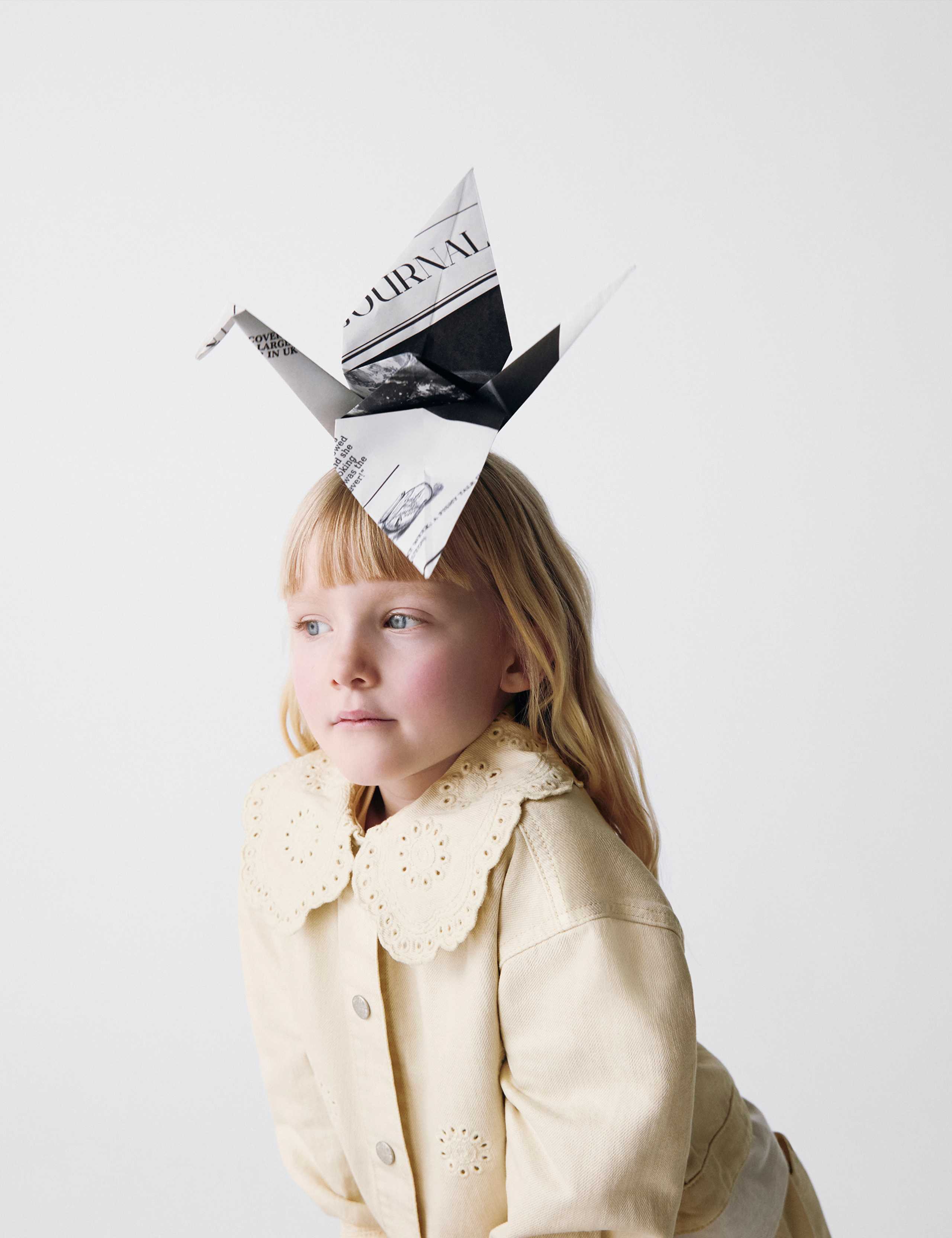 Denim Embroidered Shacket (2-8 Yrs) 1 of 4