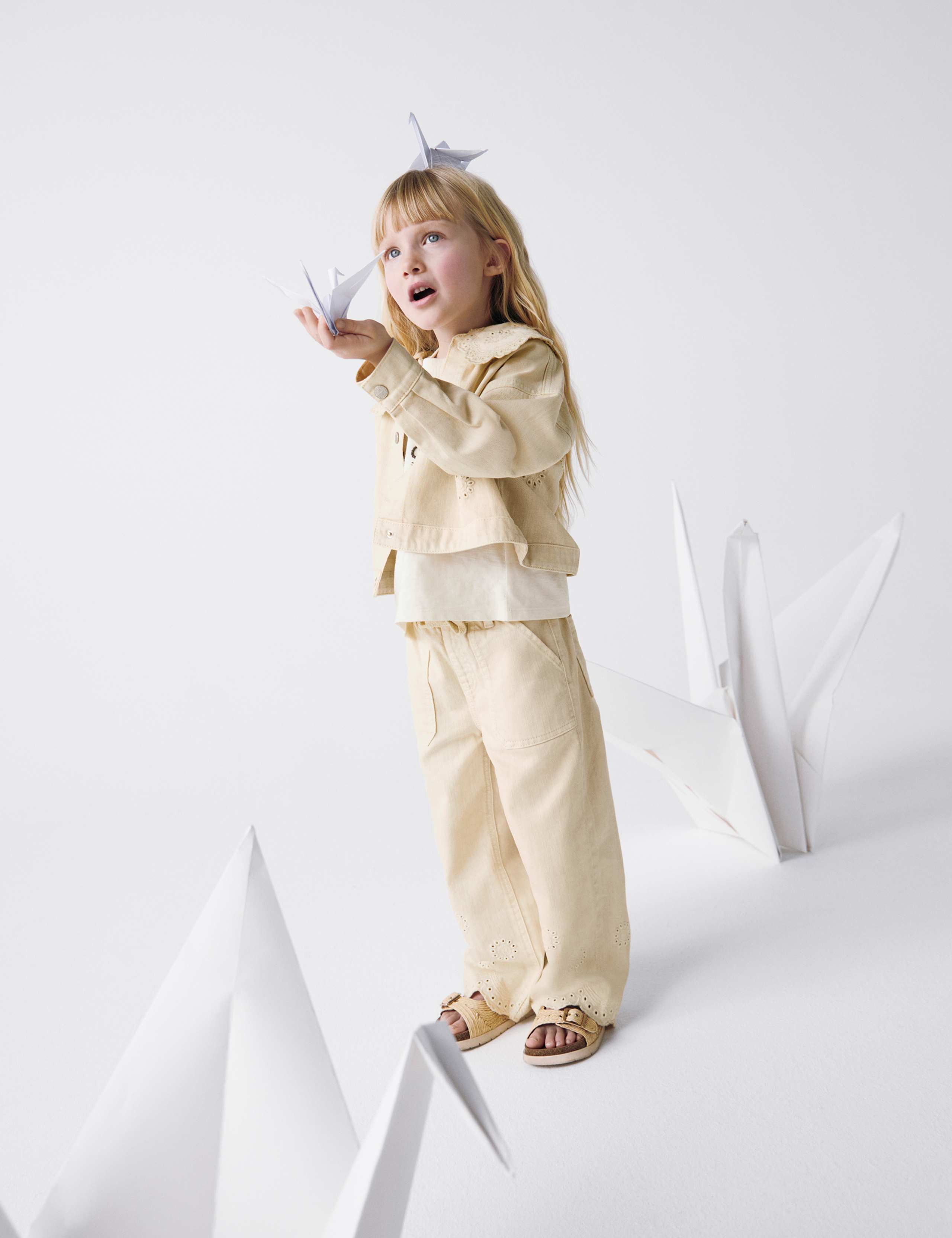 Denim Embroidered Shacket (2-8 Yrs) 3 of 4