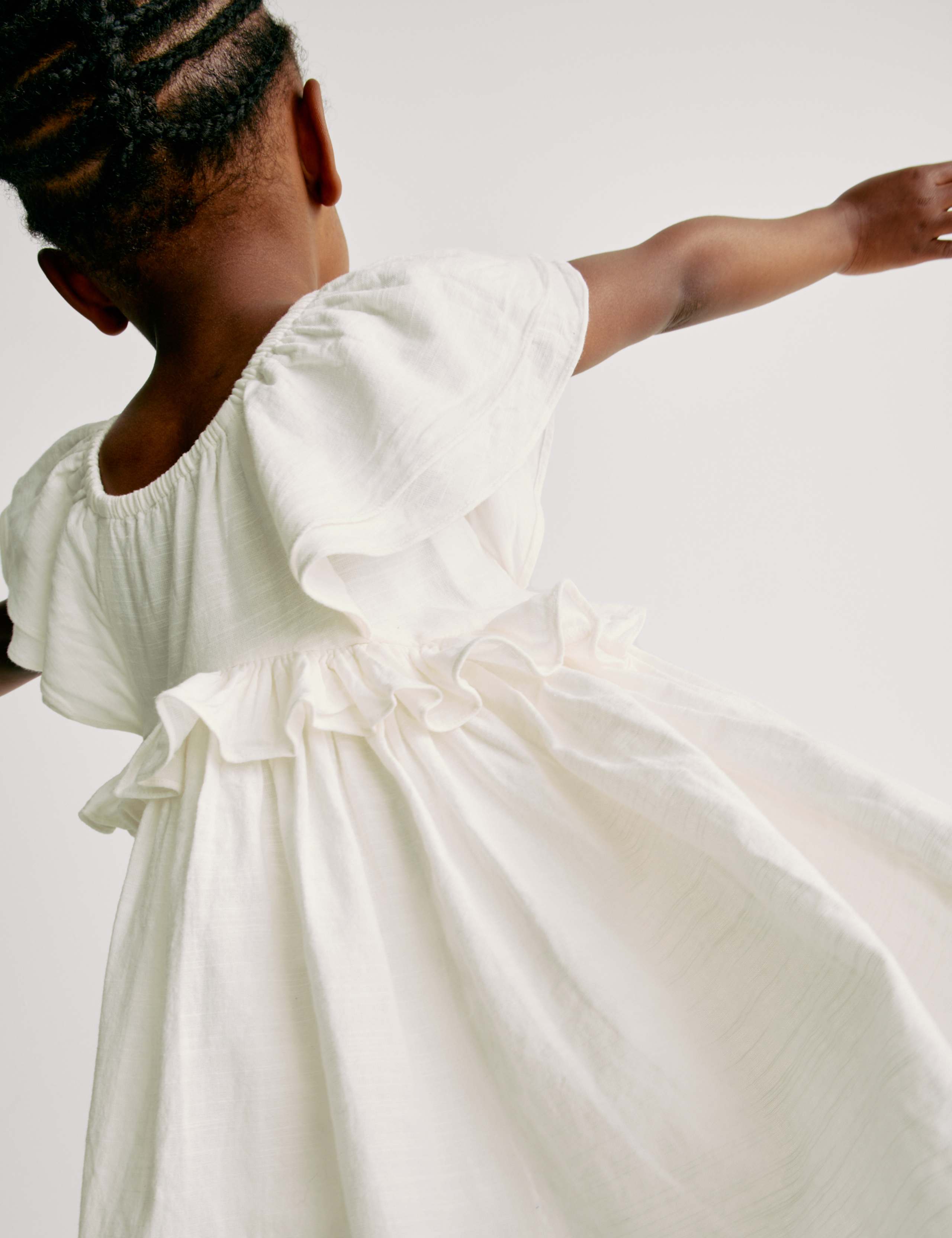 Pure Cotton Crochet Panel Dress (2-16 Yrs) 6 of 6