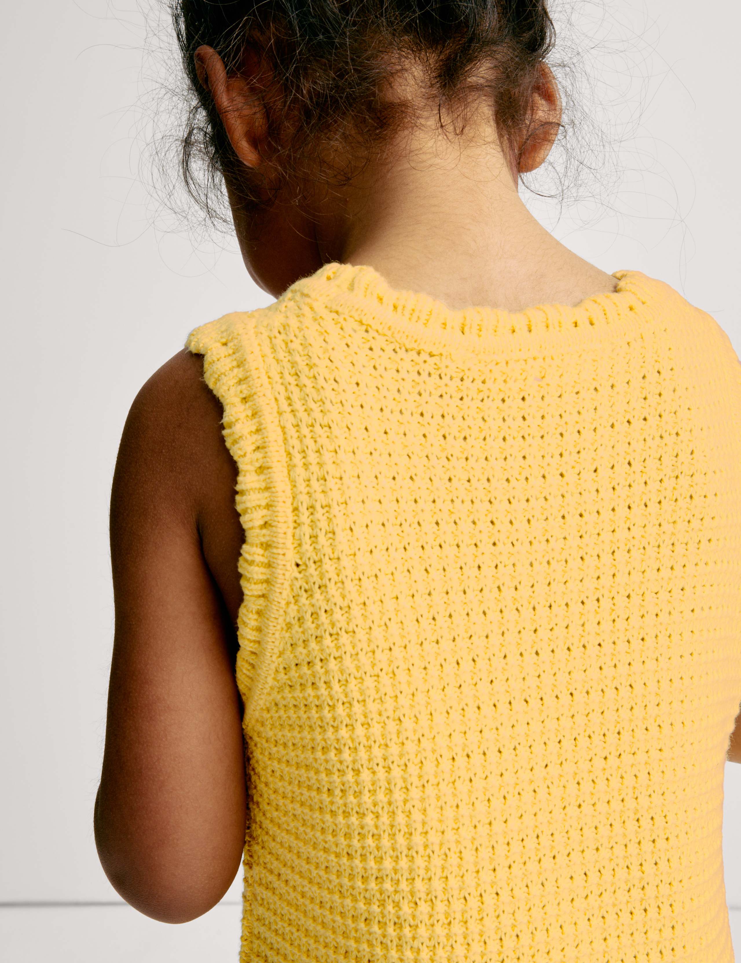 Pure Cotton Crochet Style Dress (2-16 Years) 5 of 6