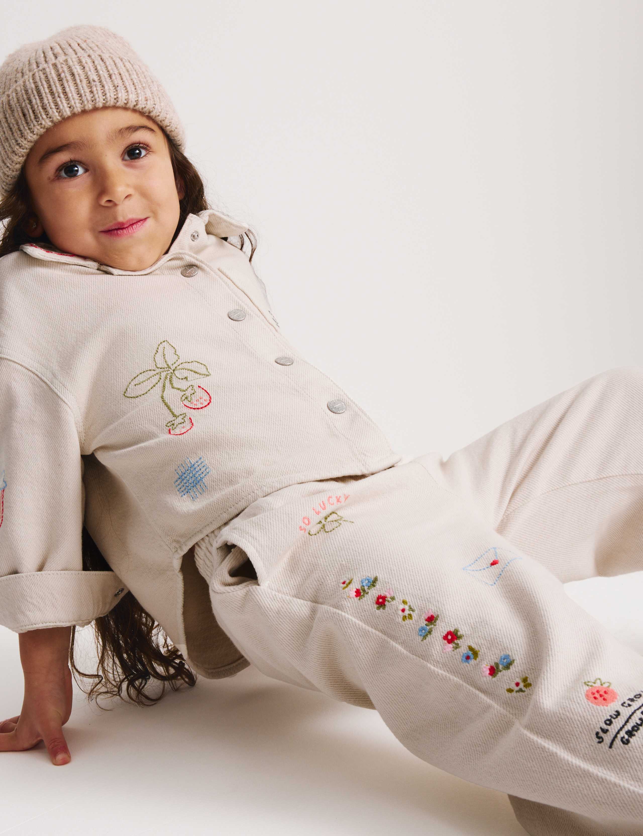 Denim Embroidered Jeans (1-8 Yrs) 5 of 7