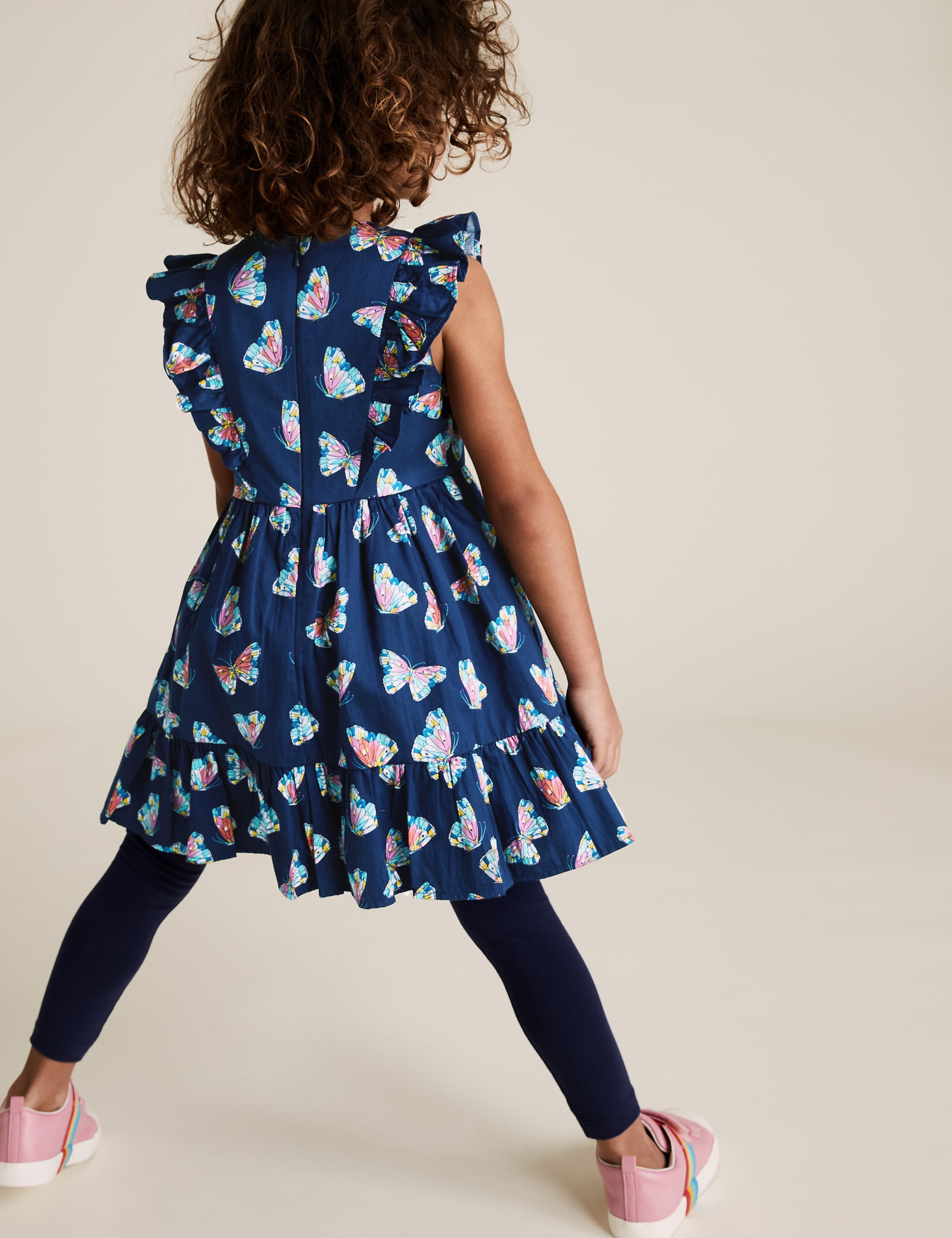 Pure Cotton Butterfly Print Dress 4 of 4
